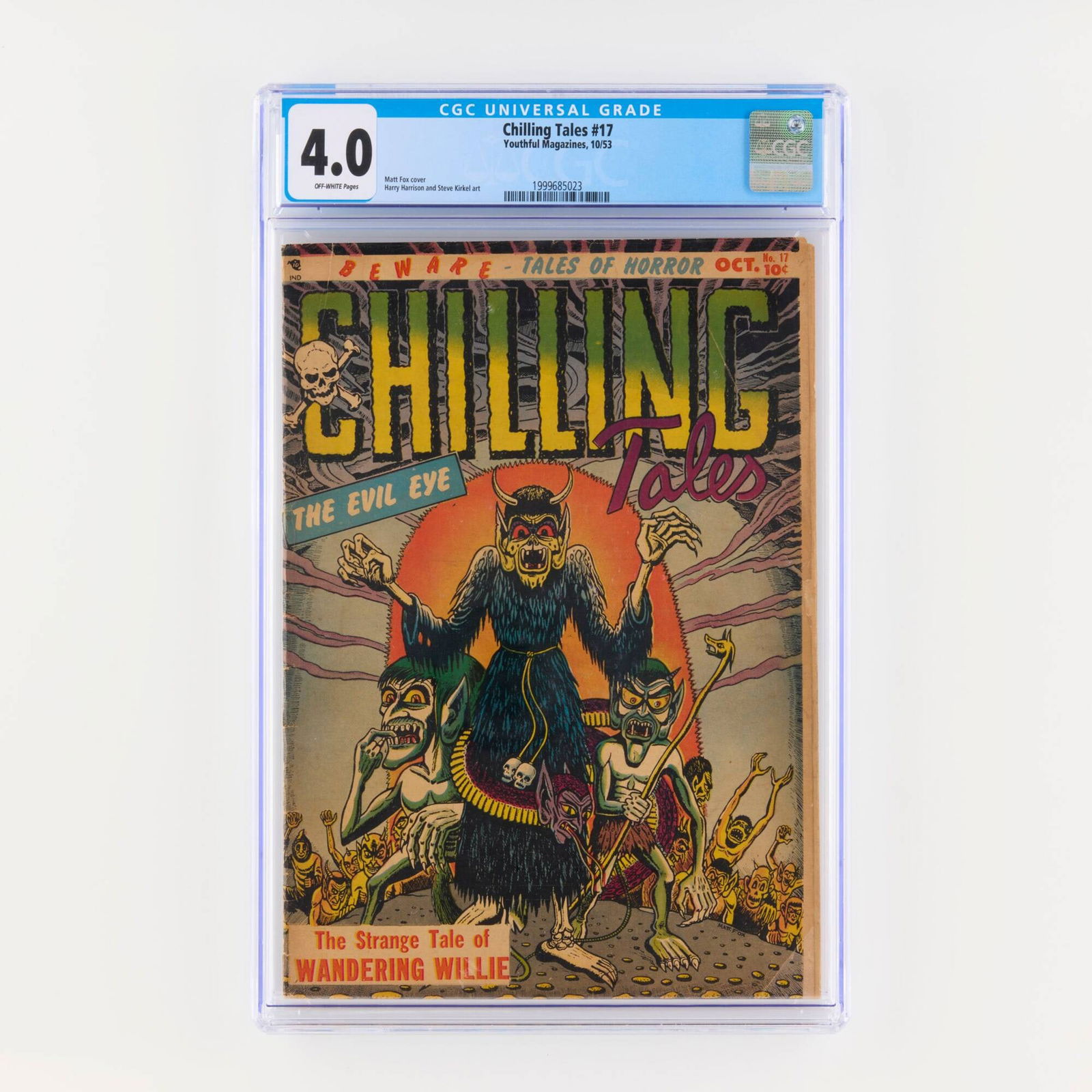 Youthful Magazines Chilling Tales #17 CGC 4.0 (1 of 2)