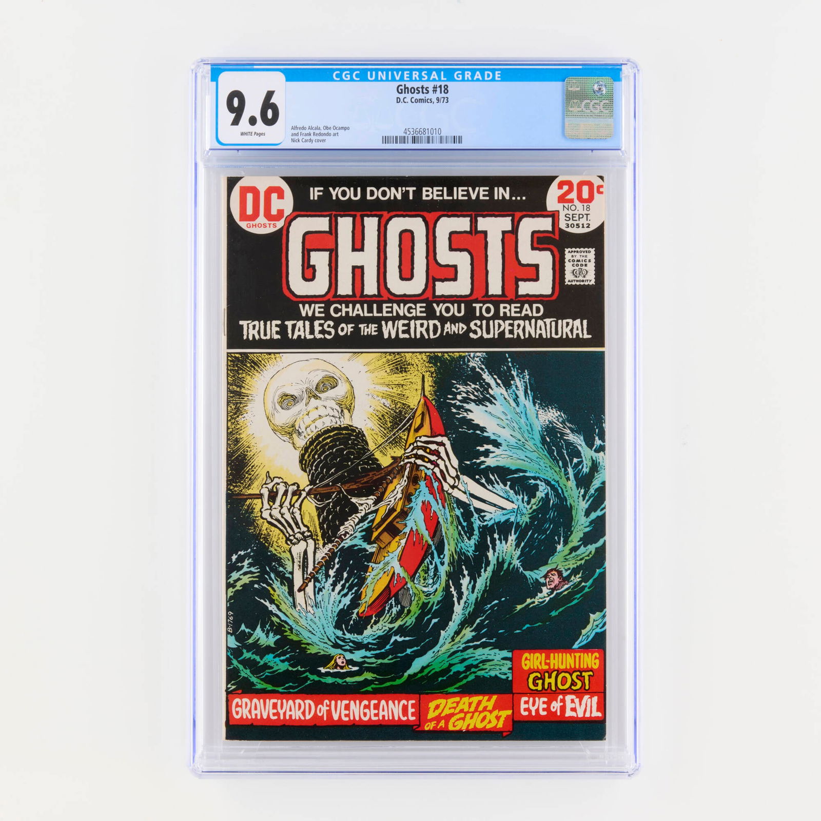 D.C. Comics Ghosts #18 CGC 9.6 (1 of 2)