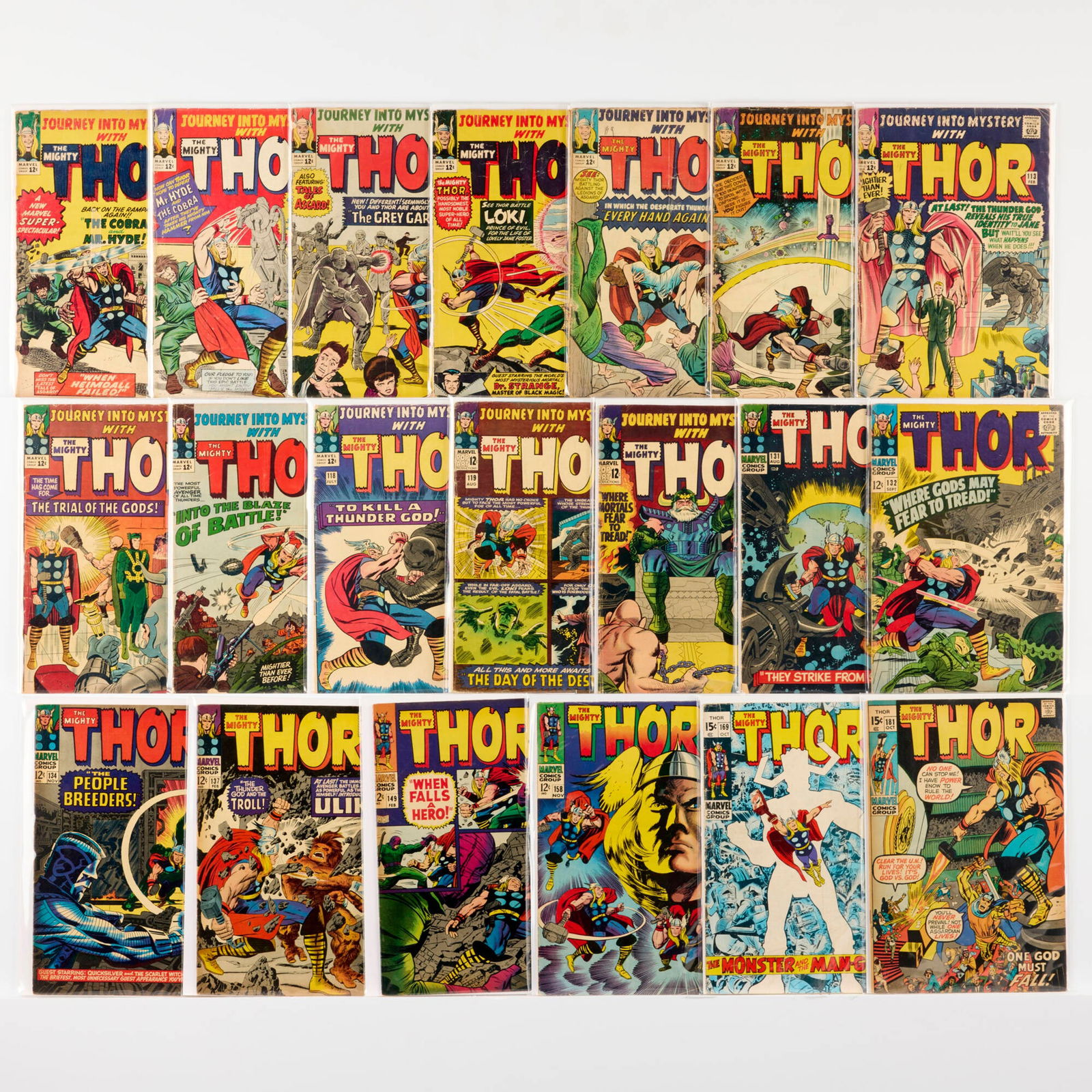 20 Marvel Comics Journey Into Mystery and Thor Group (1 of 1)