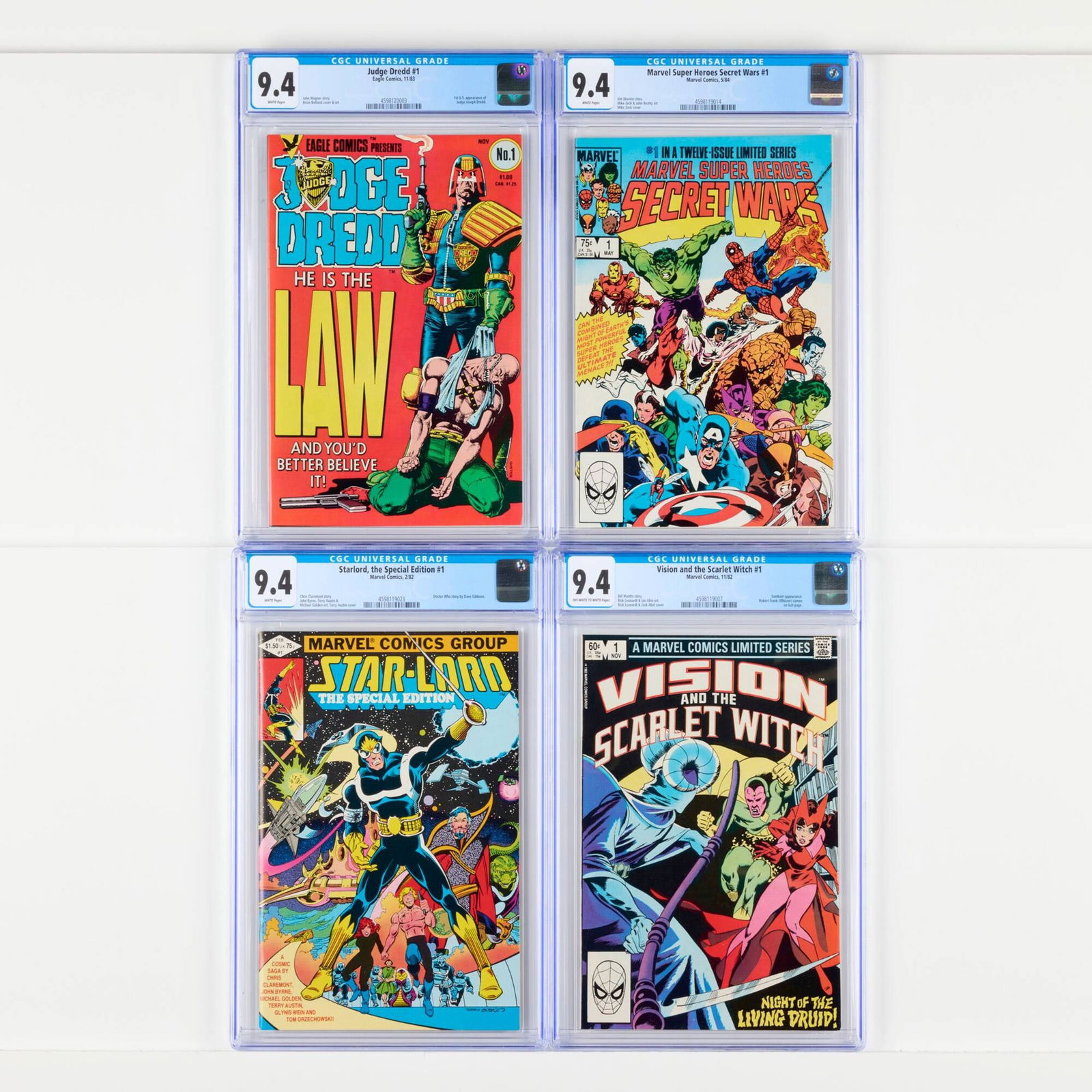 4 Eagle Comics and Marvel Comics Modern Age High Grade CGC Key Issue Group (1 of 2)