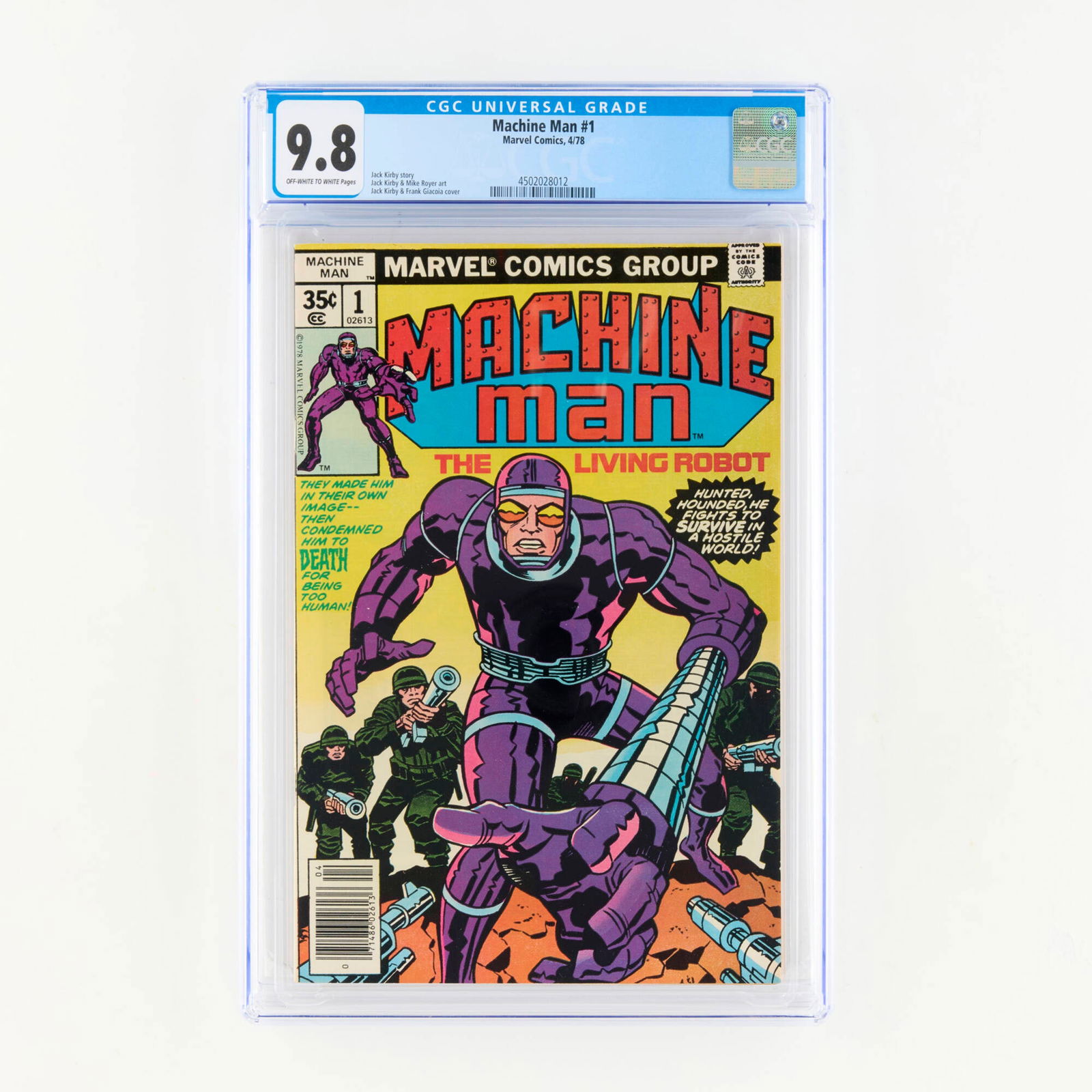 Marvel Comics Machine Man #1 CGC 9.8 (1 of 2)