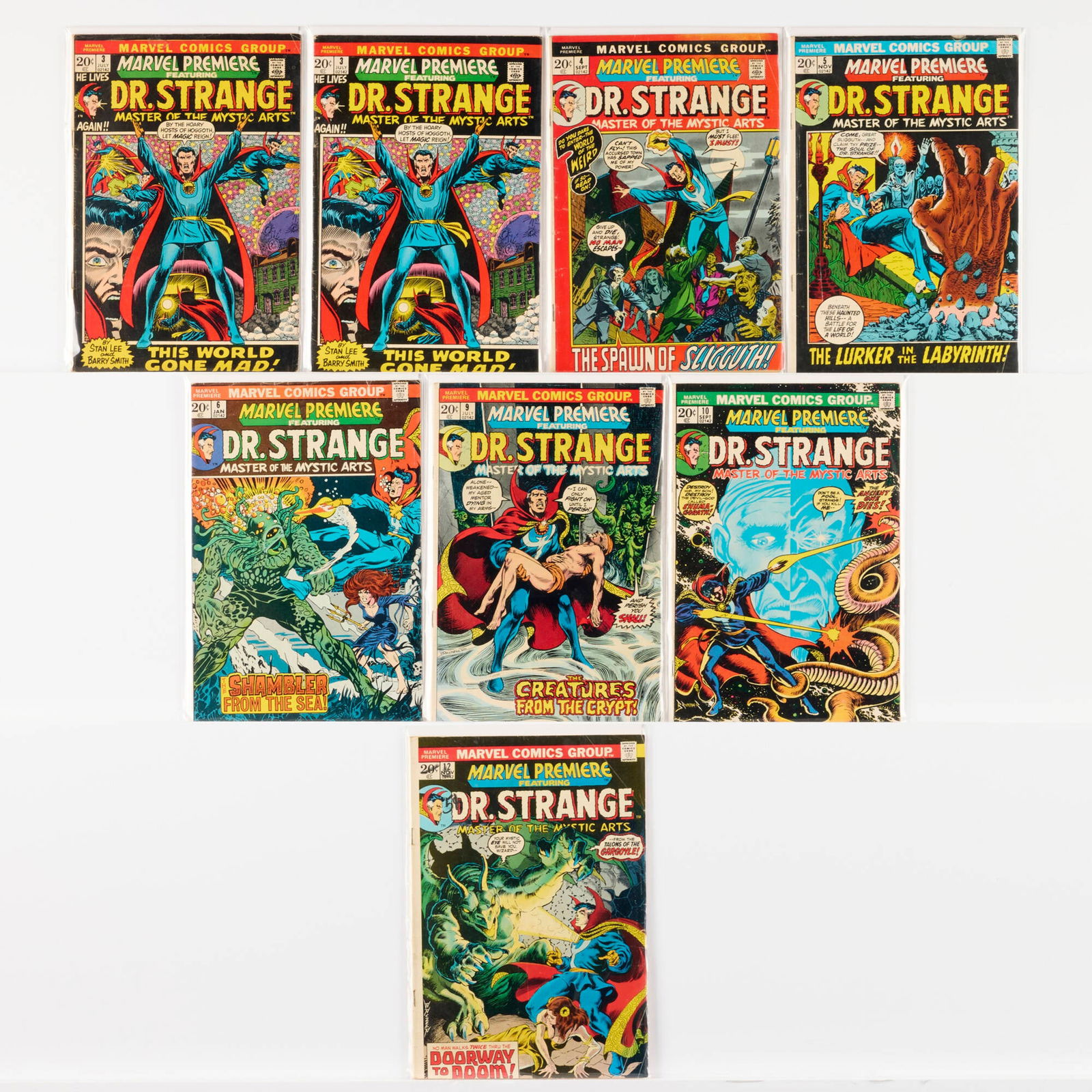 8 Marvel Comics Marvel Premiere #3-#12 Group (1 of 1)