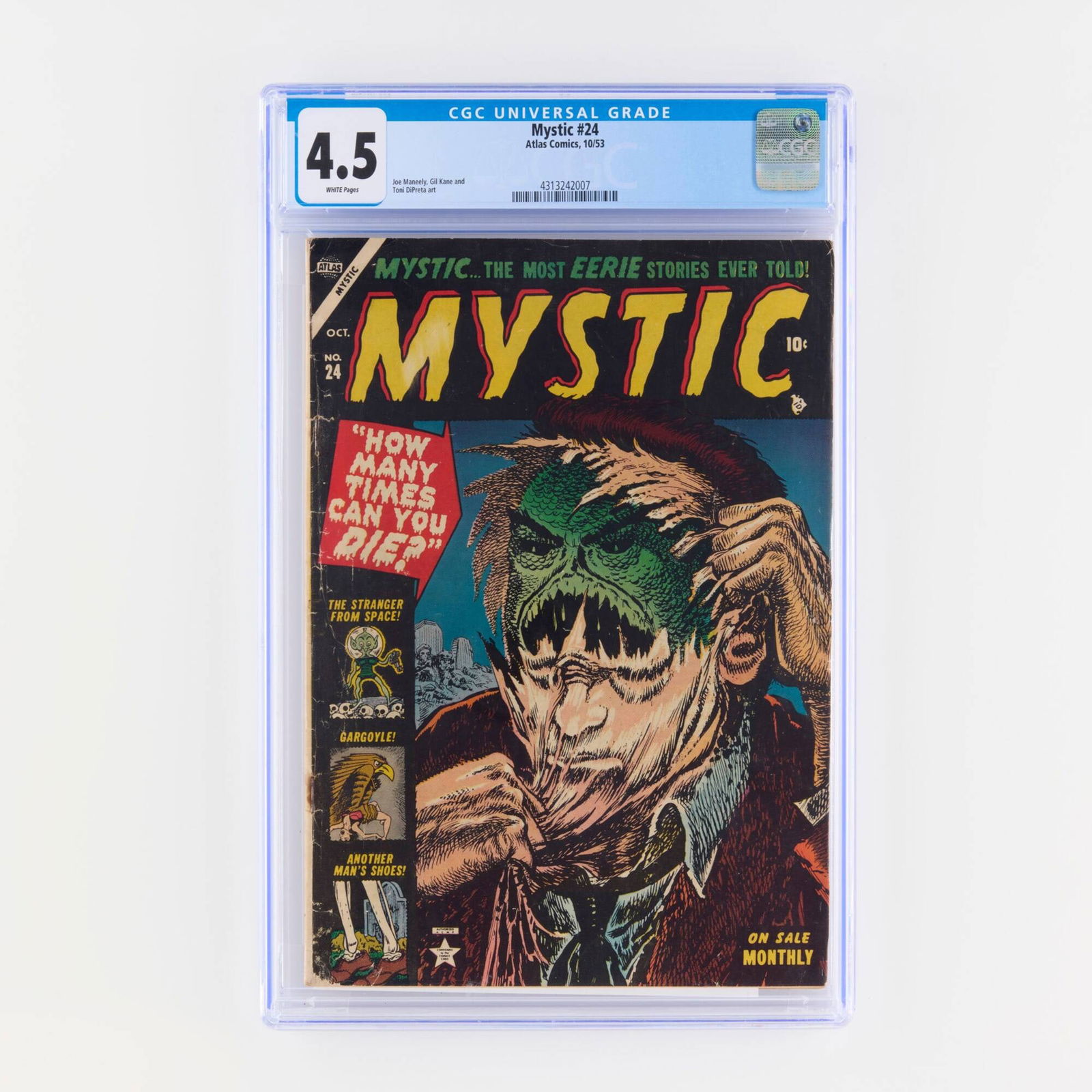 Atlas Comics Mystic #24 CGC 4.5 (1 of 2)