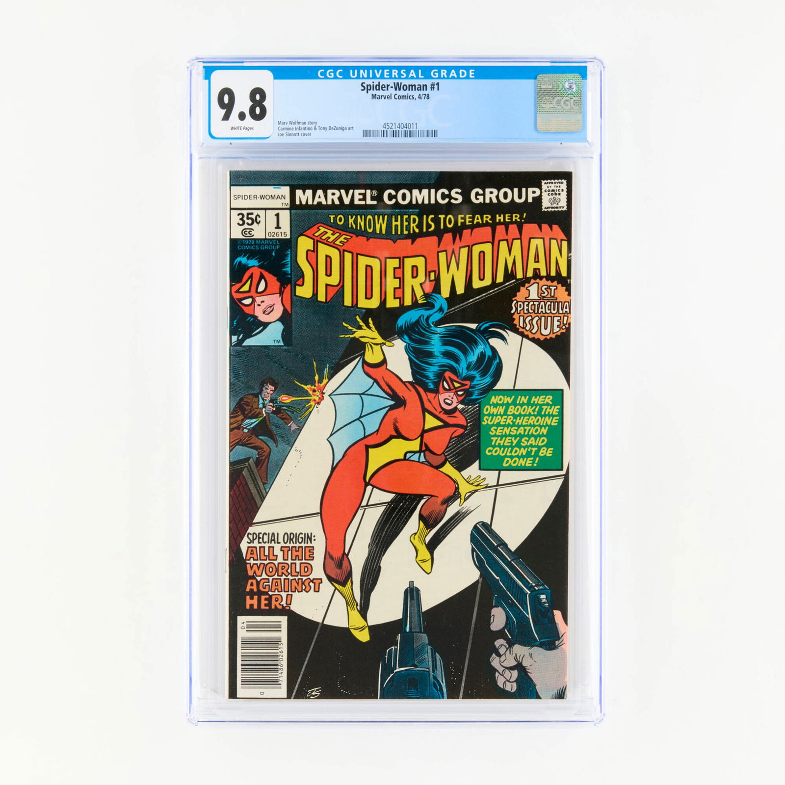 Marvel Comics Spider-Woman #1 CGC 9.8 (1 of 2)