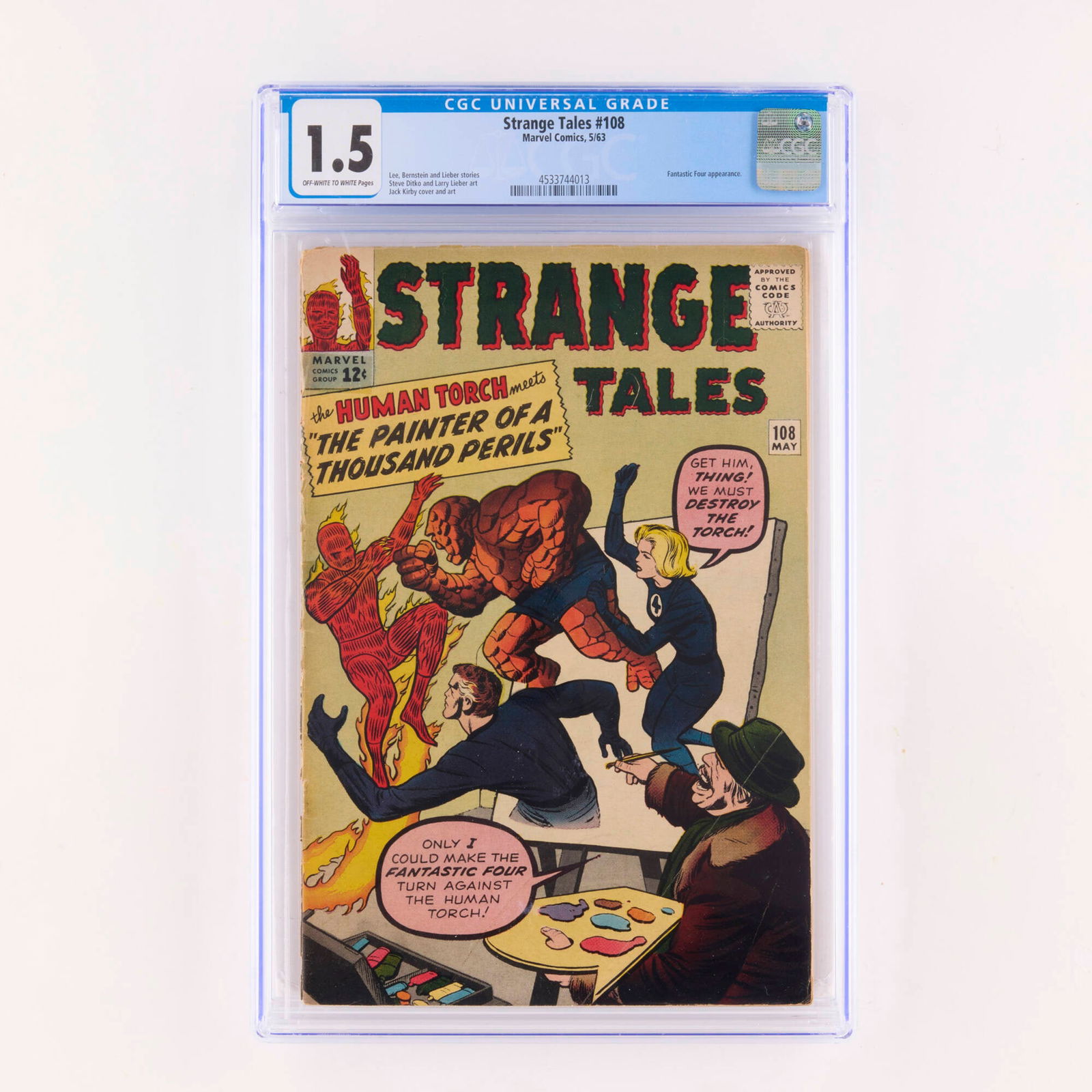 Marvel Comics Strange Tales #108 CGC 1.5 (1 of 2)