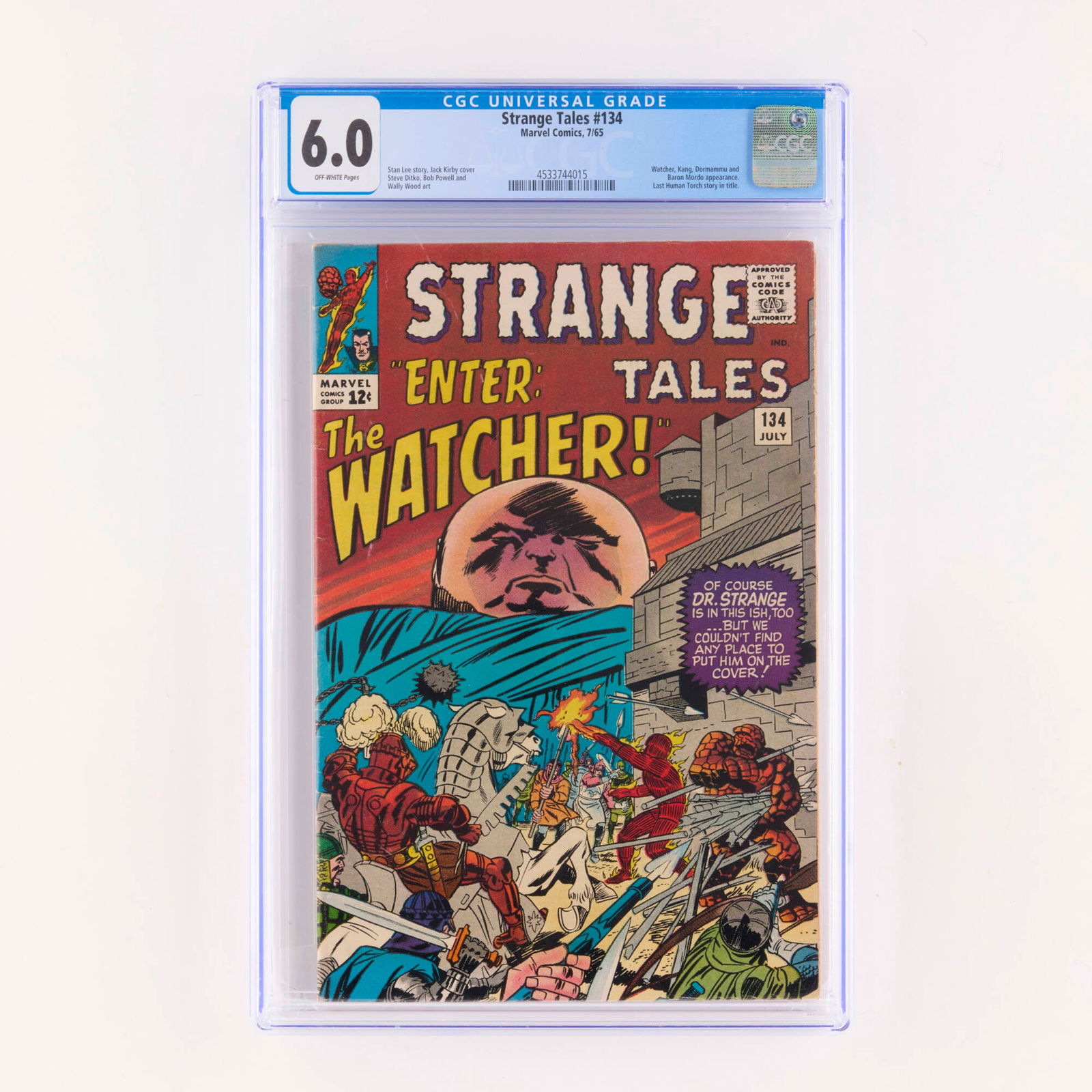 Marvel Comics Strange Tales #134 CGC 6.0 (1 of 2)