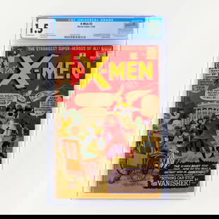 Marvel Comics X-Men #2 CGC 1.5: Marvel Comics X-Men #2 CGC 1.5 USA, 1963 This issue features the second appearance of the X-Men and introduces the Vanisher (Telford Porter). Stan Lee story with art by Jack Kirby and Paul Reinman and
