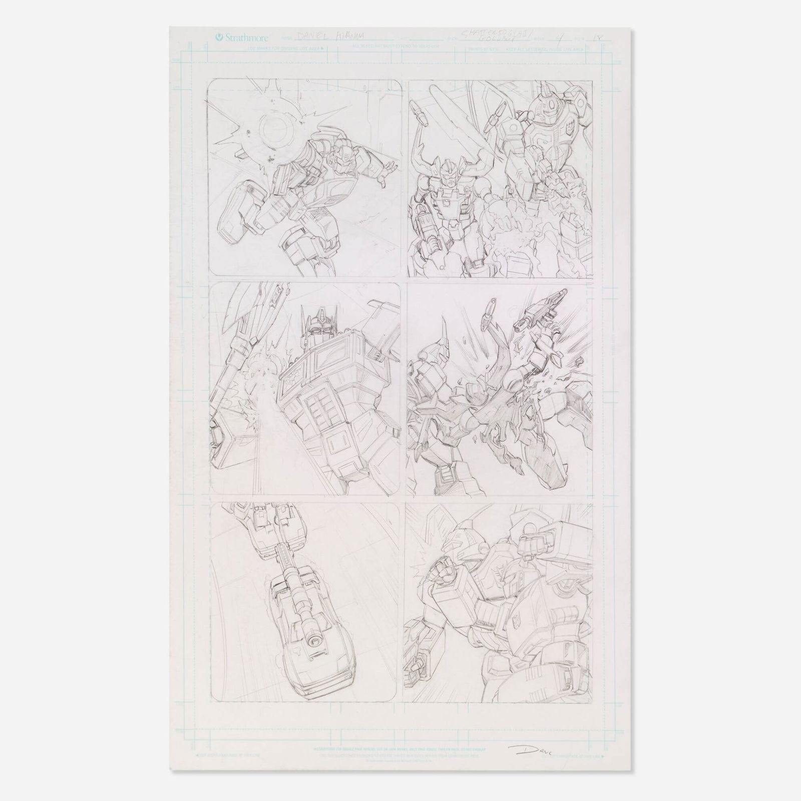 Dan Khanna, Transformers Shattered Glass: Goldbug #4 Story Page 18 Original Art (IDW, 2021) (1 of 1)