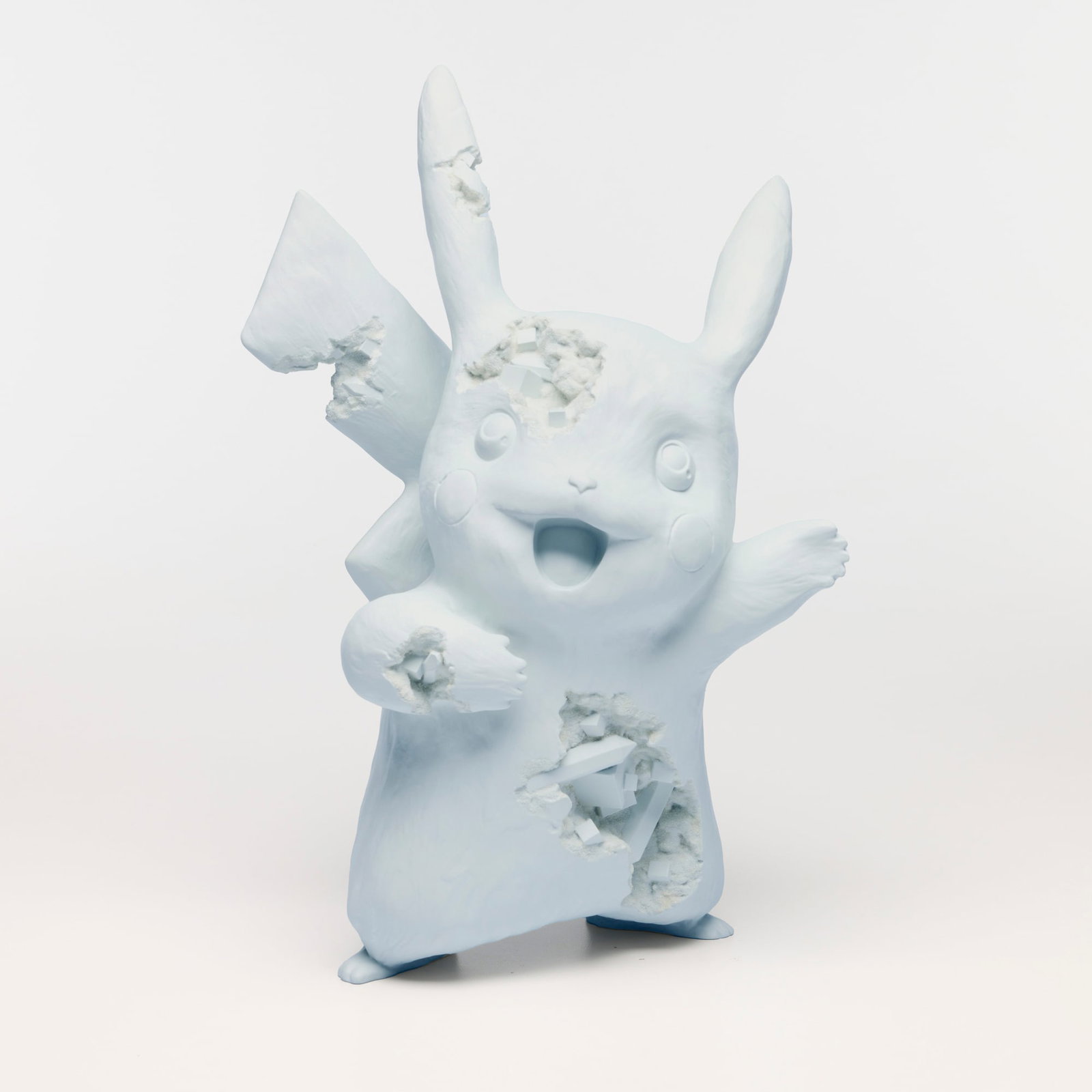 Daniel Arsham, Blue Crystalized Pikachu (1 of 4)