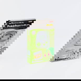 2001 Nintendo Pokémon Mini with Pokémon Party Mini Chikorita Green Factory Sealed: 2001 Nintendo Pok&#233;mon Mini with Pok&#233;mon Party Mini Chikorita Green Factory Sealed 2001 This factory-sealed Chikorita Green edition of the 2001 Pok&#233;mon Mini includes the built-in Pok&#23