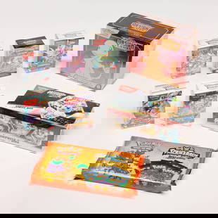 Eight 2021-2025 Pokémon TCG Boxes Factory Sealed: Eight 2021-2025 Pok&#233;mon TCG Boxes Factory Sealed USA, 2021-2025 Lot includes:2023 Pok&#233;mon Scarlet & Violet Obsidian Flames Elite Trainer Box2025 Pok&#233;mon Scarlet & Violet Prismatic Evolu