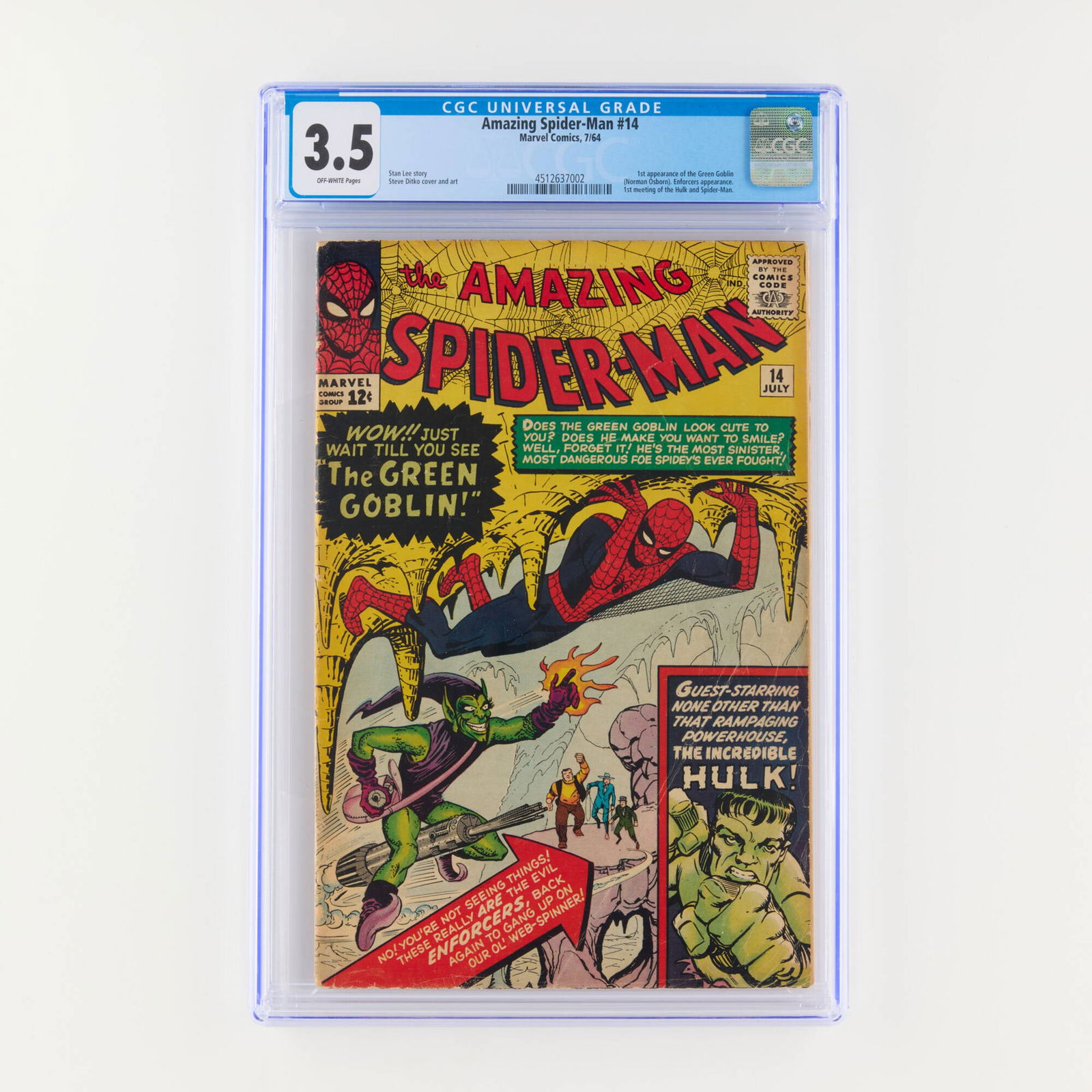 Marvel Comics Amazing Spider-Man #14 CGC 3.5 (1 of 2)