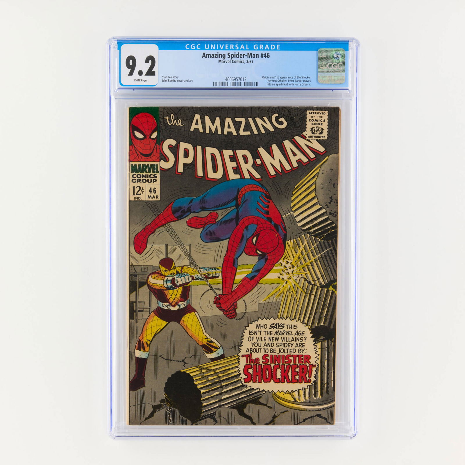 Marvel Comics Amazing Spider-Man #46 CGC 9.2 (1 of 2)