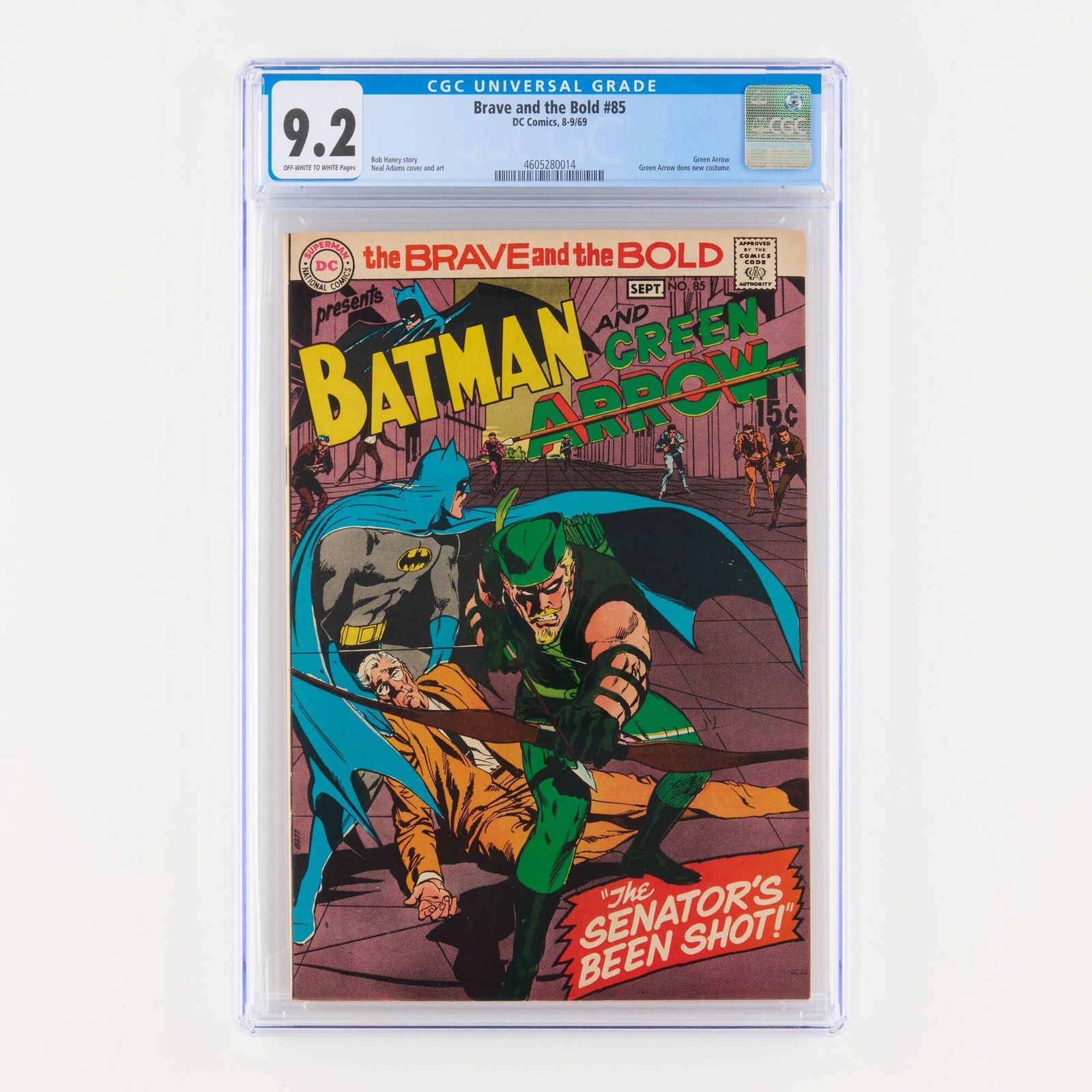 D.C. Comics Brave and the Bold #85 CGC 9.2 (1 of 2)