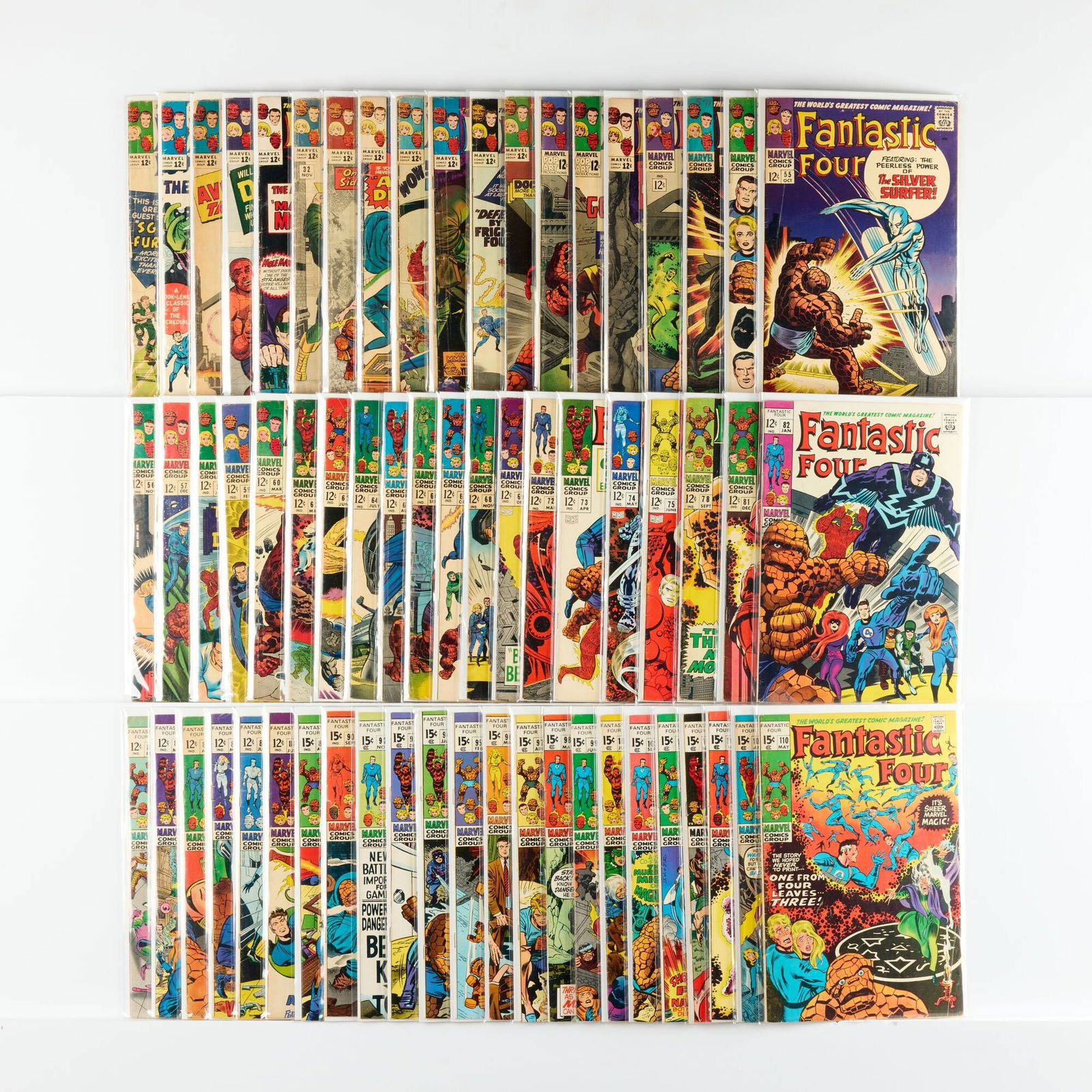62 Marvel Comics Fantastic Four #21-#110 Group (1 of 1)