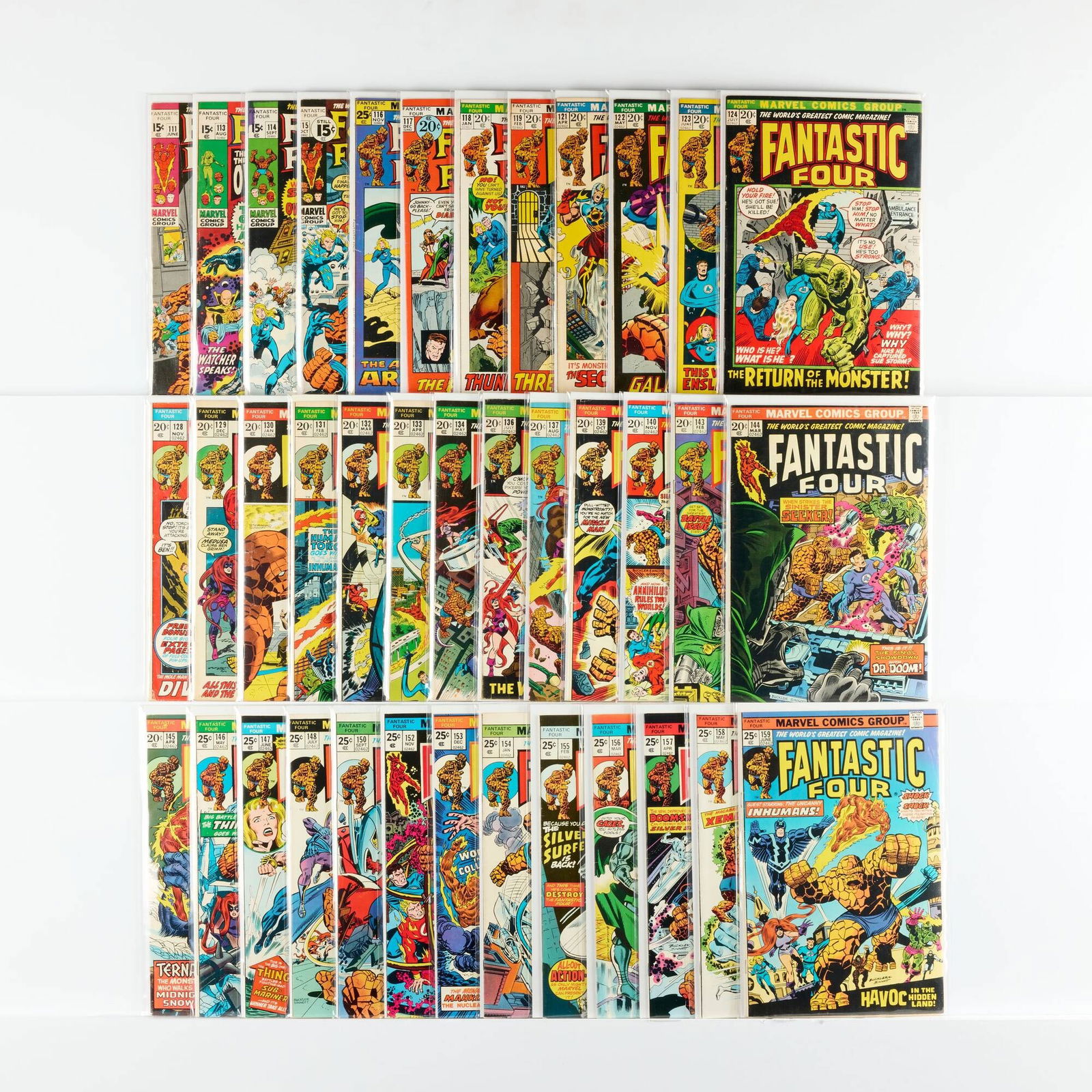 38 Marvel Comics Fantastic Four #111-#159 Group (1 of 1)