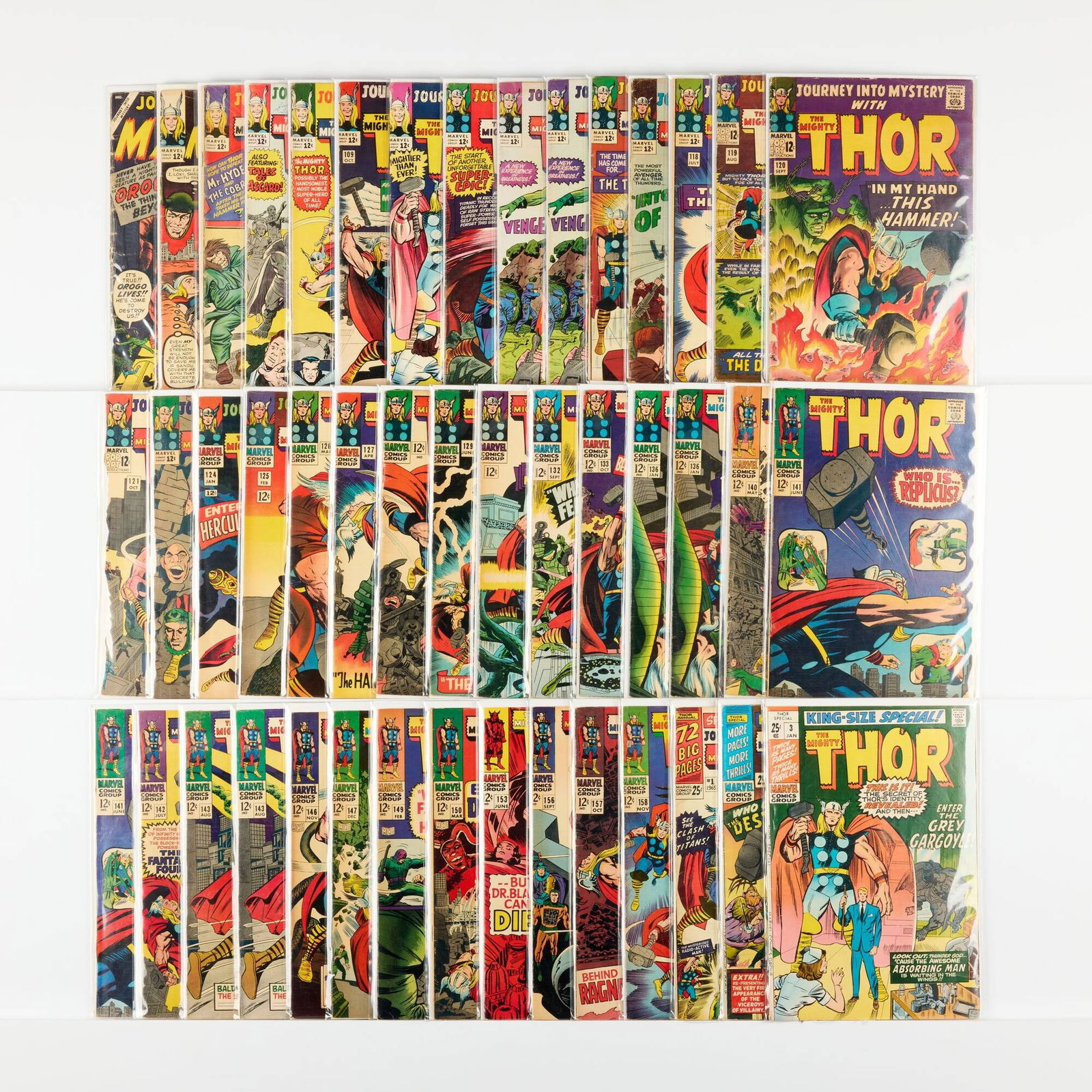 45 Marvel Comics Journey Into Mystery and Thor #57-#158 Group (1 of 1)