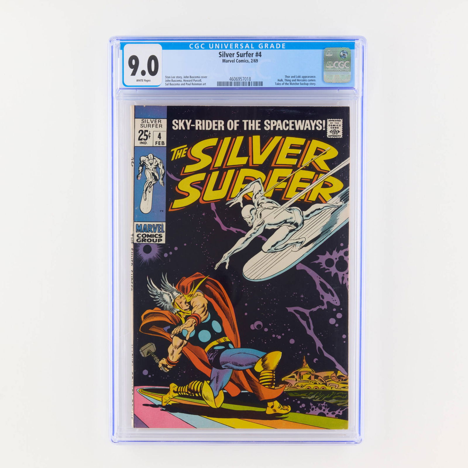 Marvel Comics Silver Surfer #4 CGC 9.0 (1 of 2)