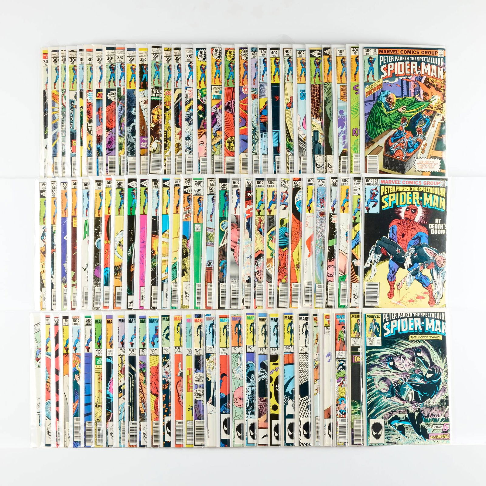 87 Marvel Comics Spectacular Spiderman #1-#132 Group (1 of 1)