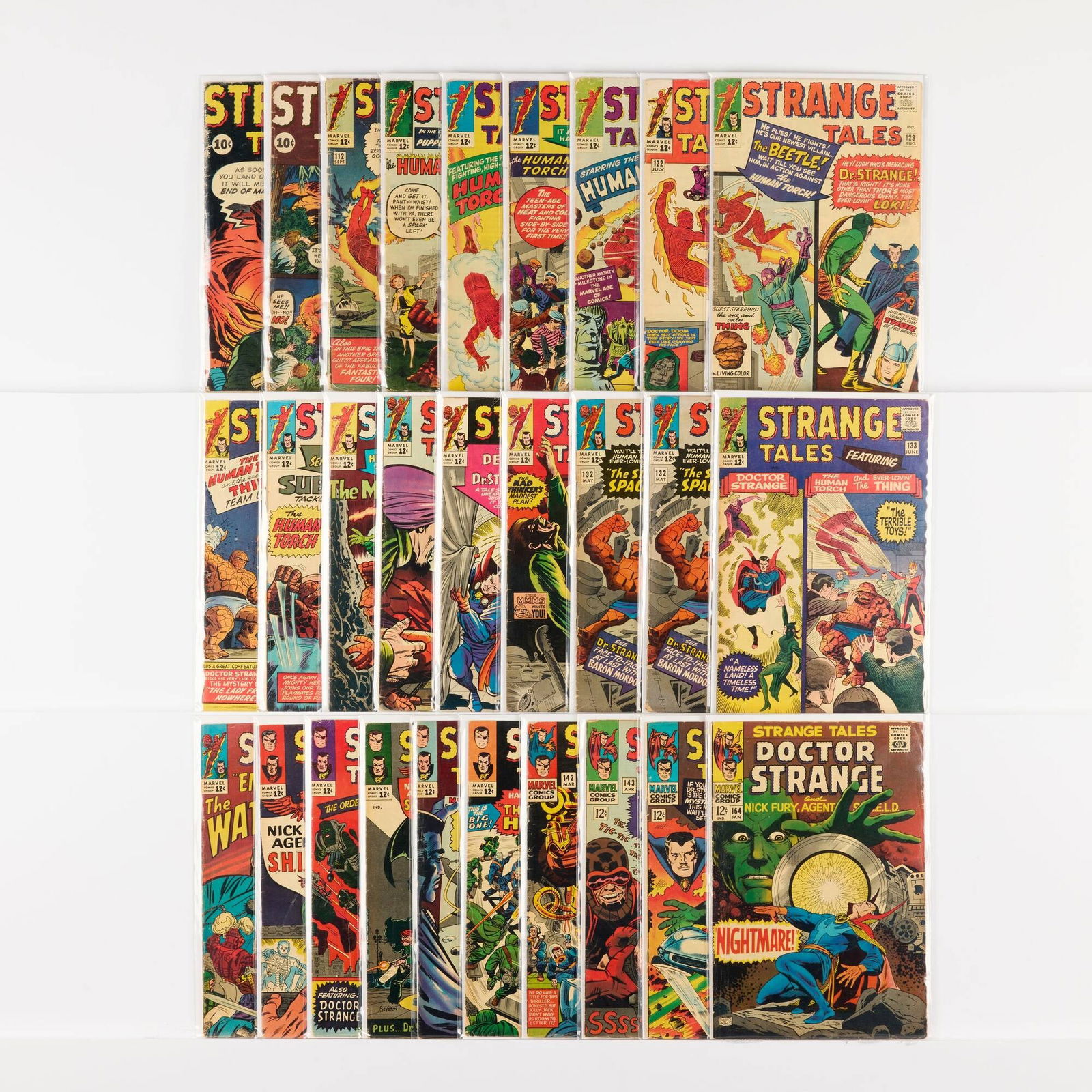 28 Marvel Comics Strange Tales #91-#164 Group (1 of 1)