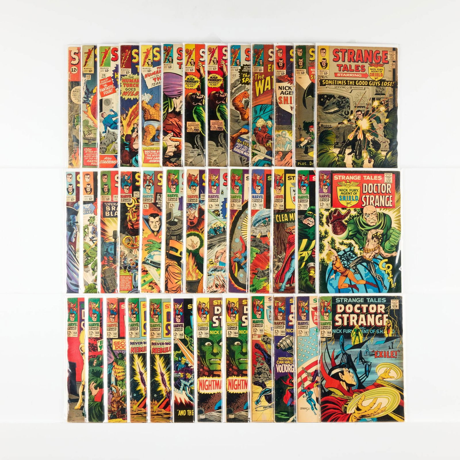 38 Marvel Comics Strange Tales #99-#168 Group (1 of 1)