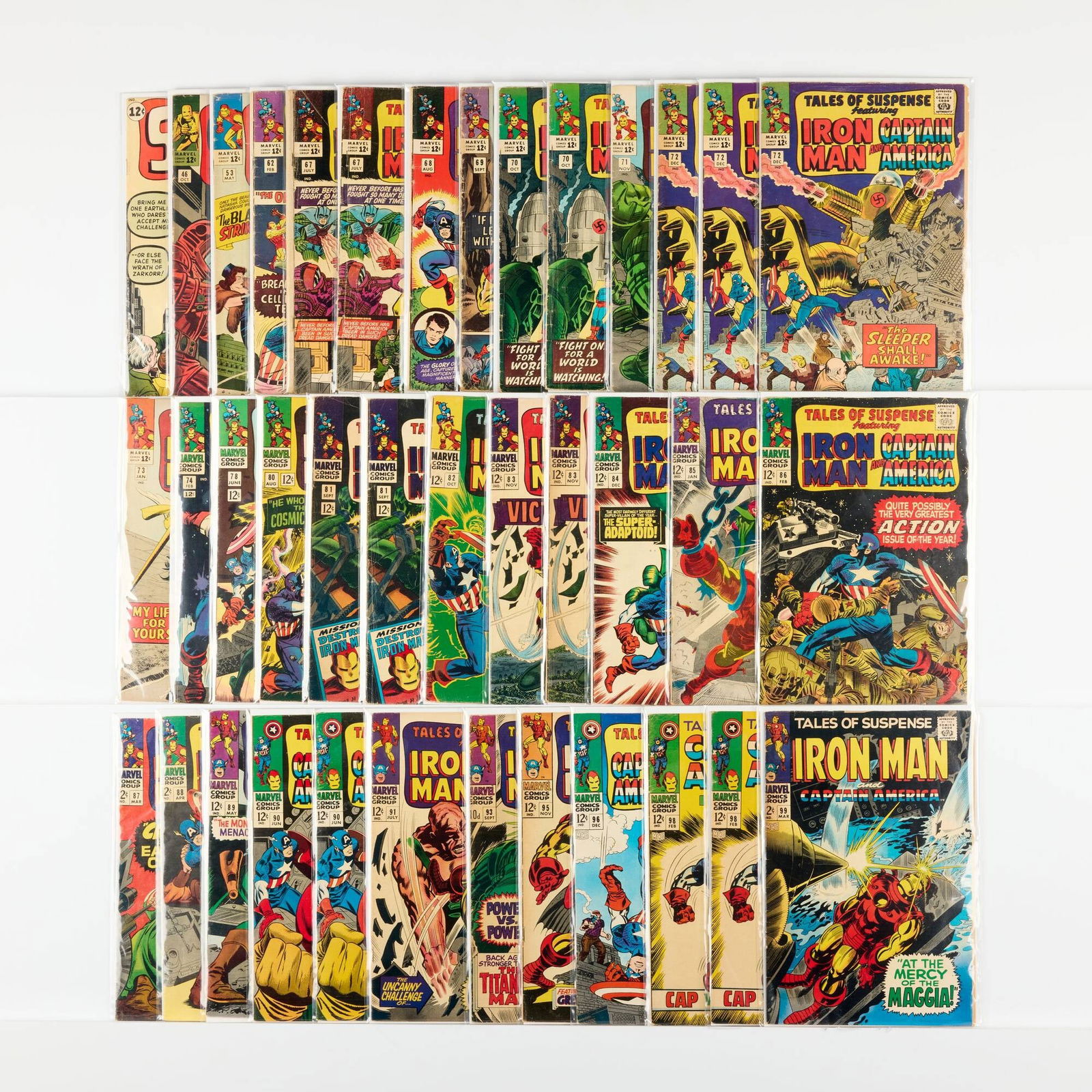 38 Marvel Comics Tales of Suspense #35-#99 Group (1 of 1)