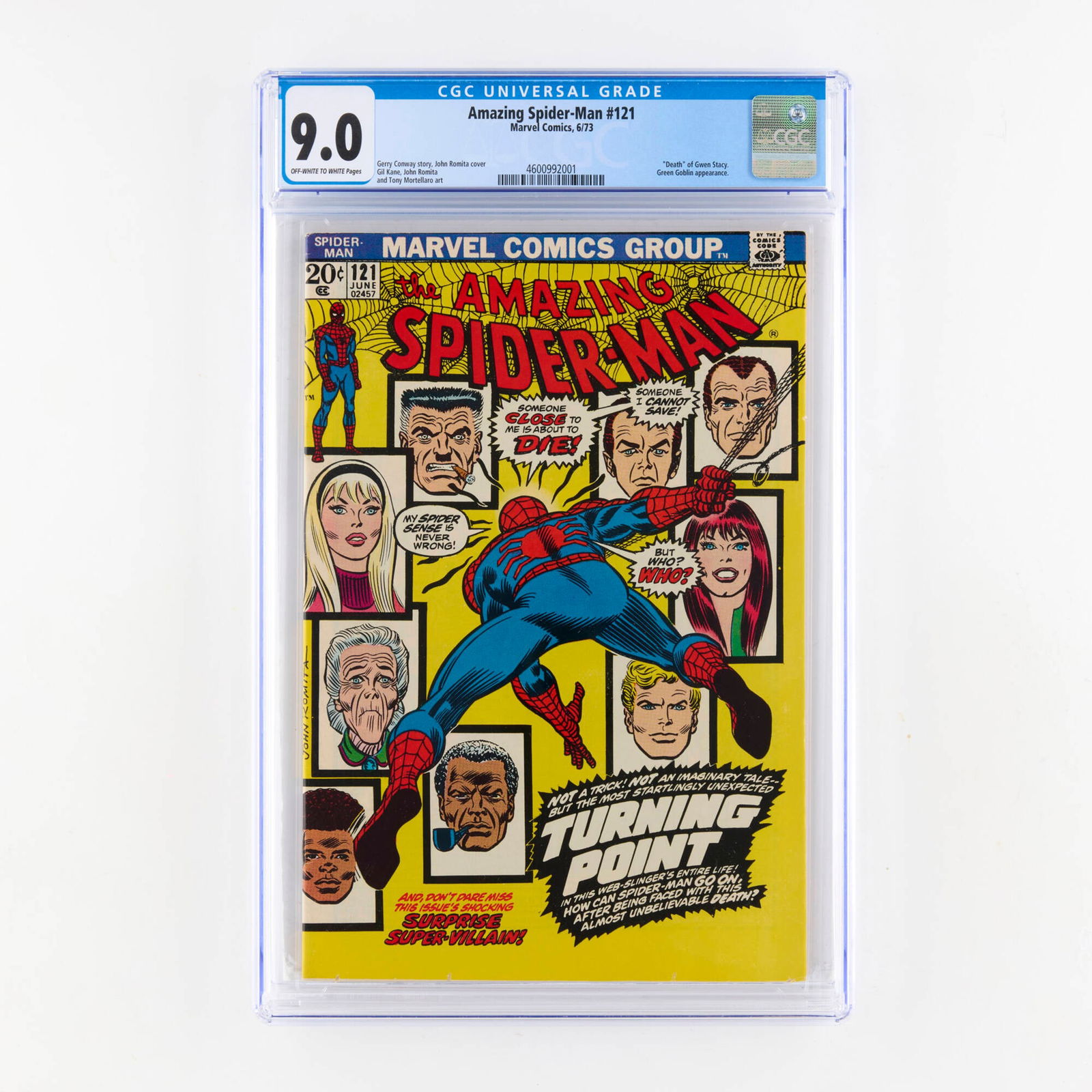 Marvel Comics Amazing Spider-Man #121 CGC 9.0 (1 of 2)