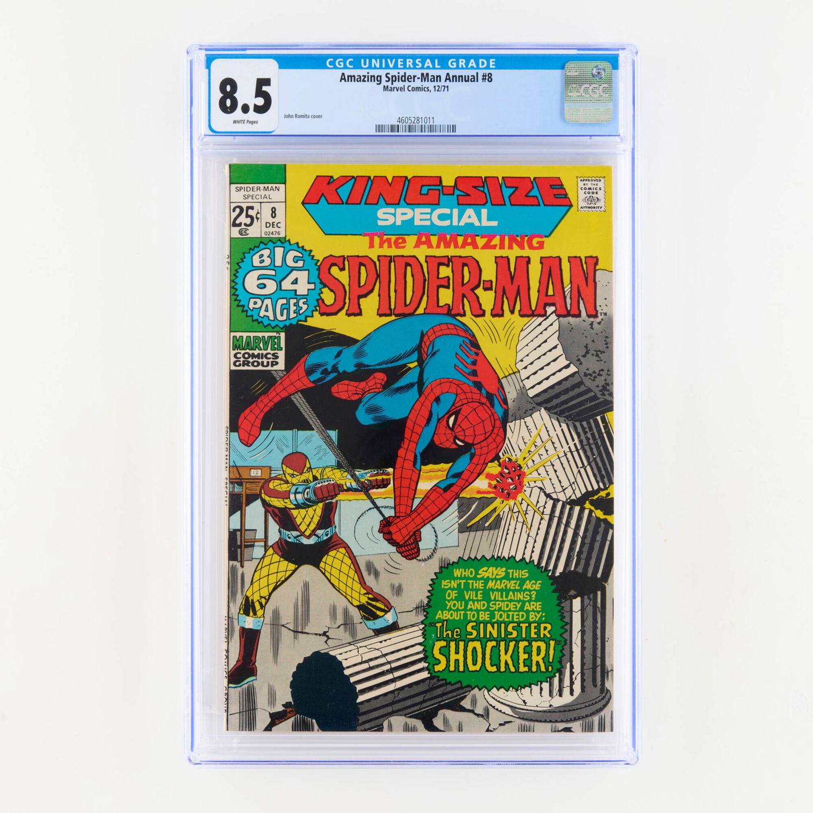 Marvel Comics Amazing Spider-Man Annual #8 CGC 8.5 (1 of 2)