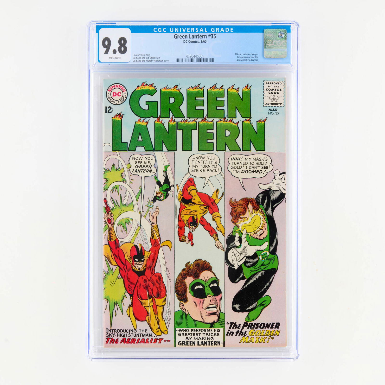 D.C. Comics Green Lantern #35 CGC 9.8 (1 of 2)