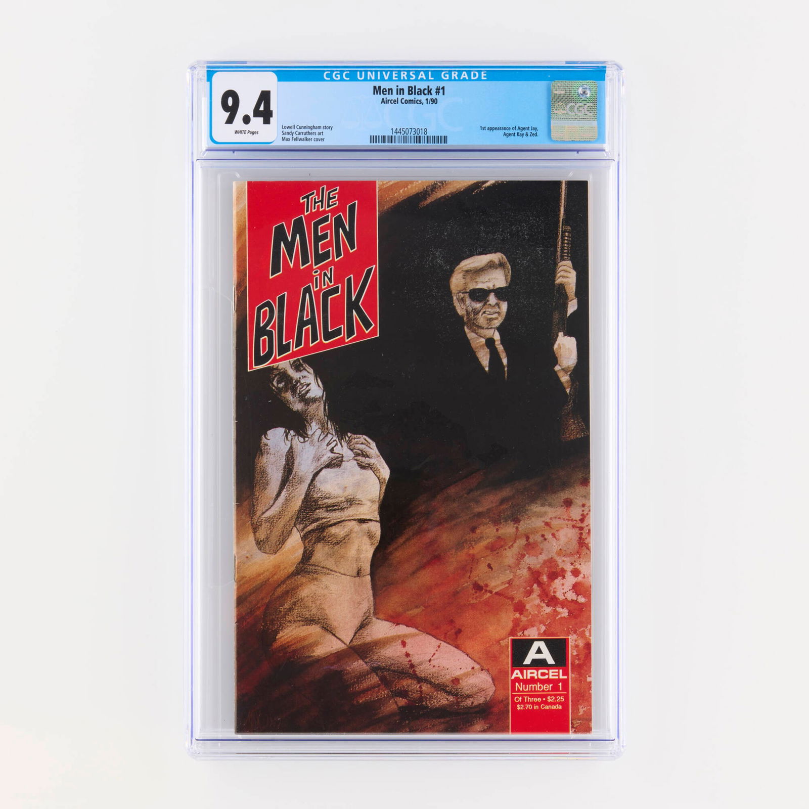 Aircel Comics Men in Black #1 CGC 9.4 (1 of 2)