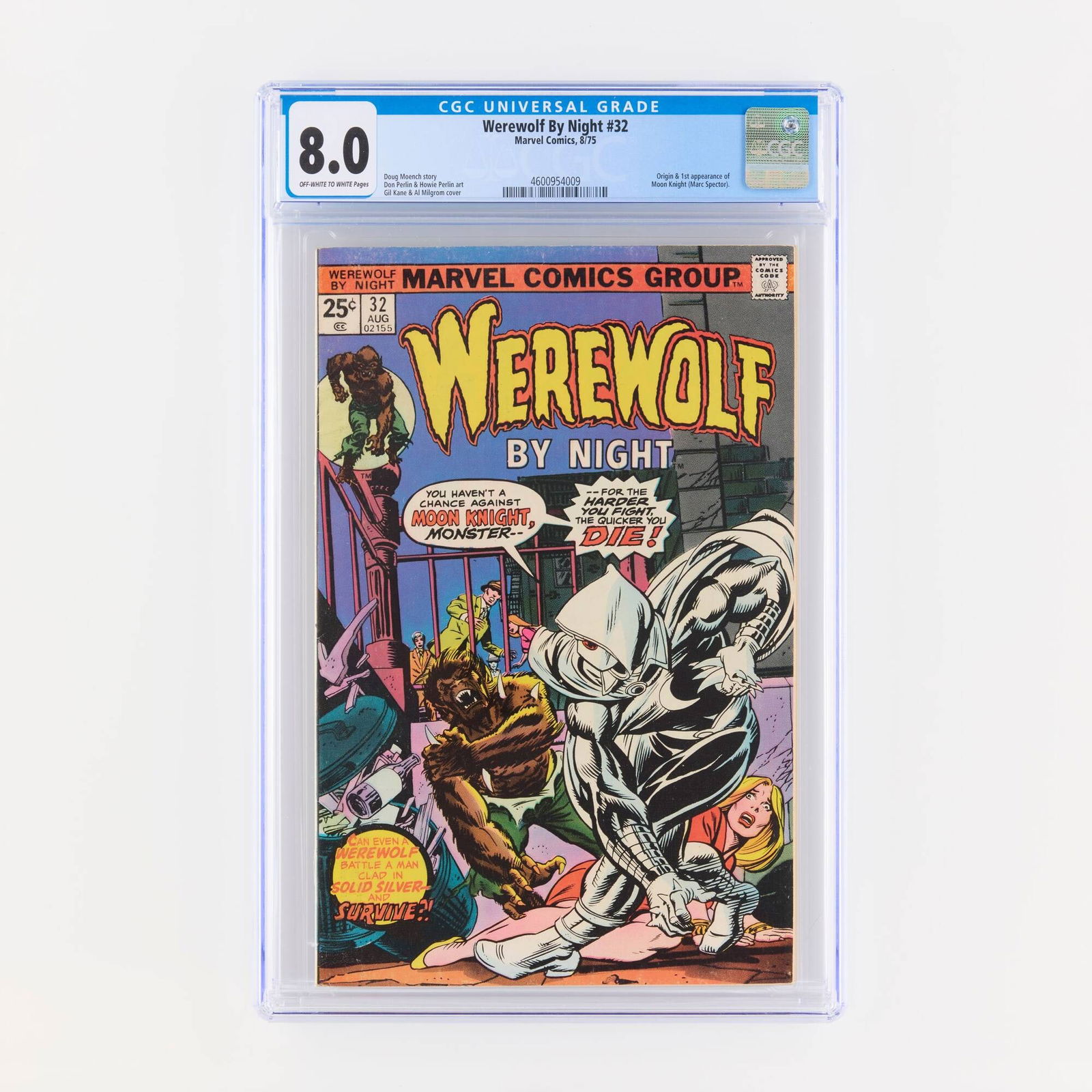 Marvel Comics Werewolf By Night #32 CGC 8.0 (1 of 2)