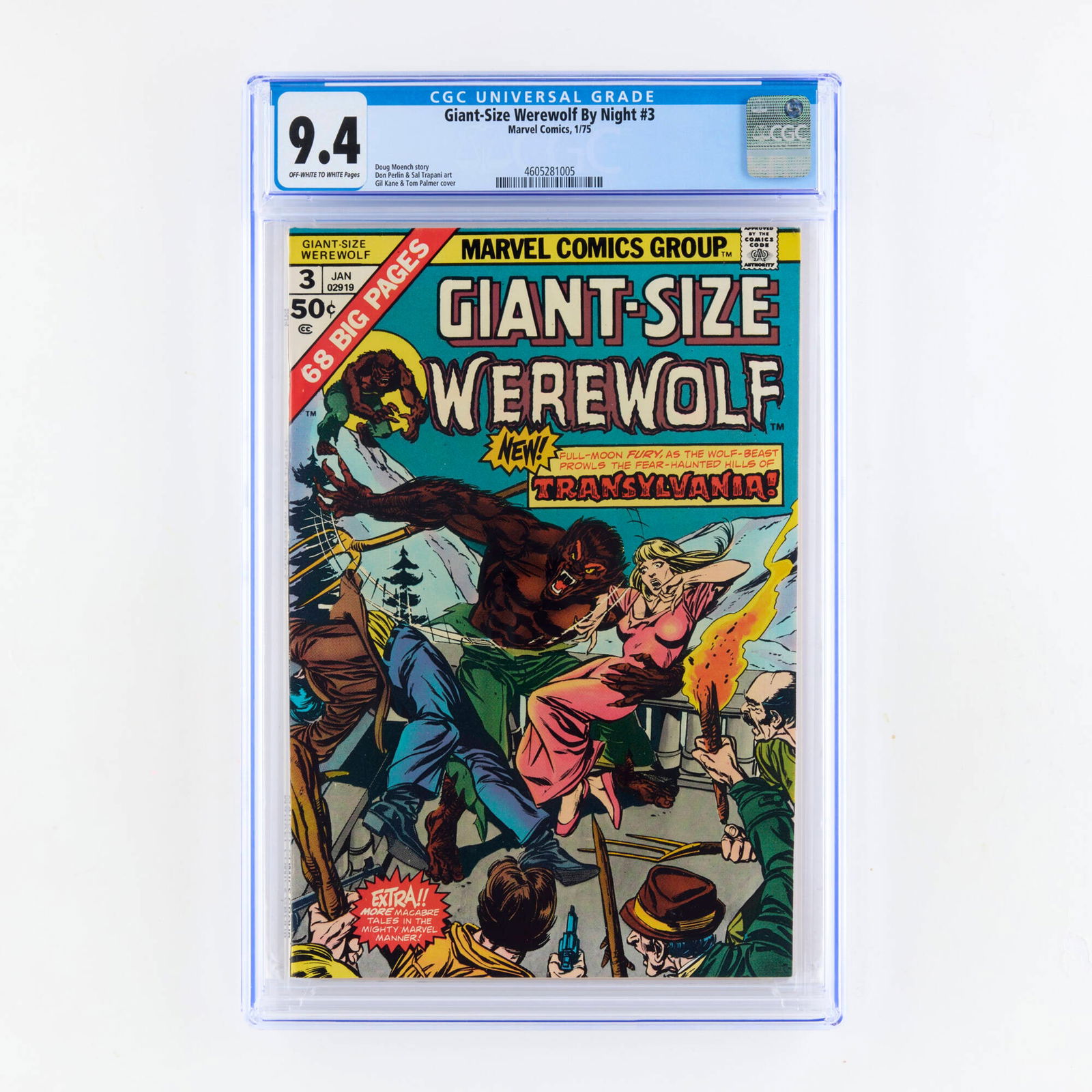 Marvel Comics Giant-Size Werewolf By Night #3 CGC 9.4 (1 of 2)