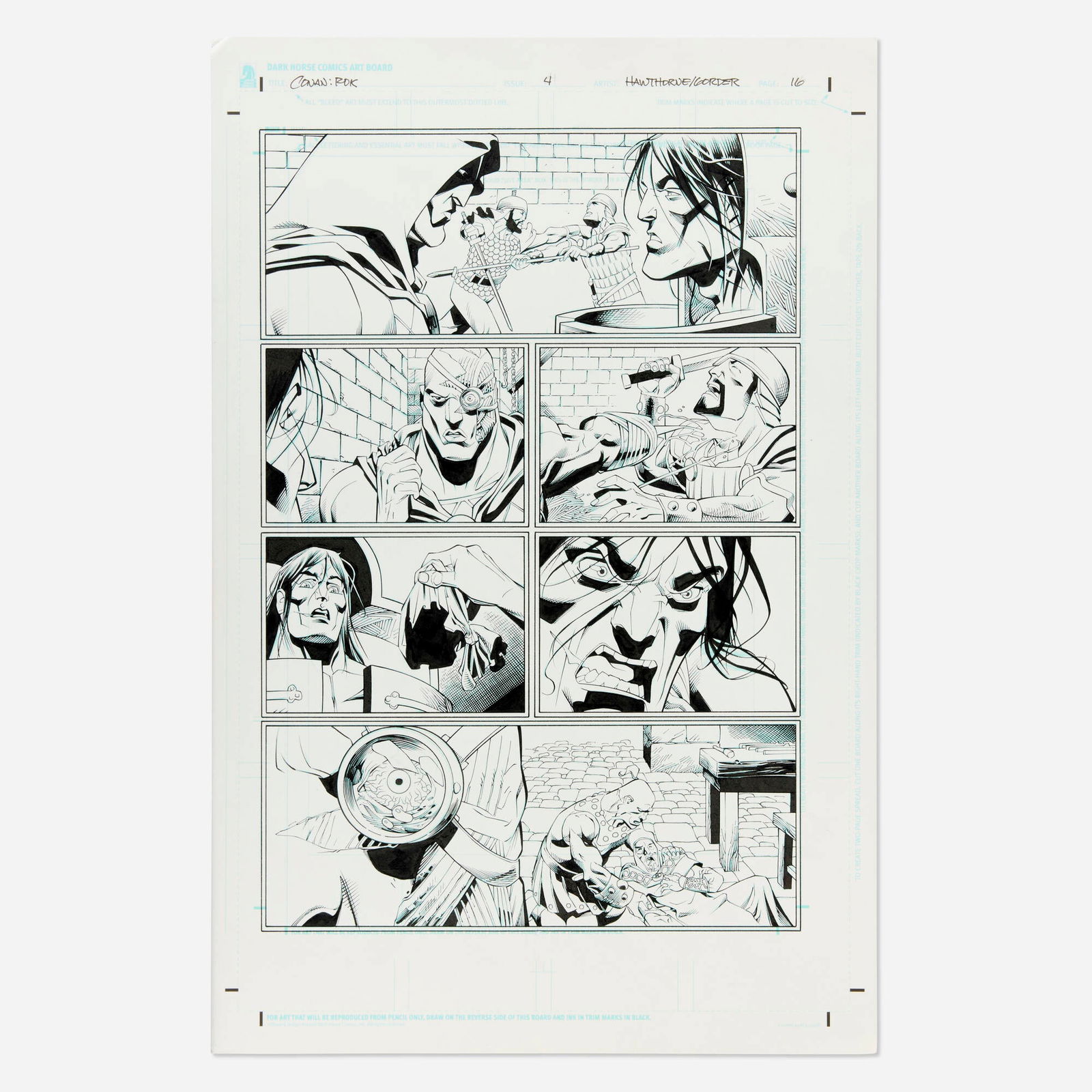 Hawthorne & Gorder, Conan: Road of Kings #4 Story Page 2 Original Art (Dark Horse Comics, 2011) (1 of 1)