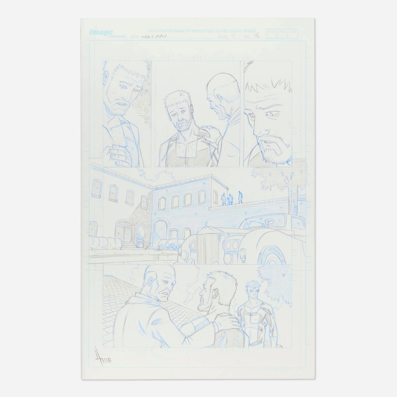 Howard, The Astounding Wolfman #11 (Invincible Crossover) Pg. 16 Original Art (Image Comics, 2008) (1 of 1)