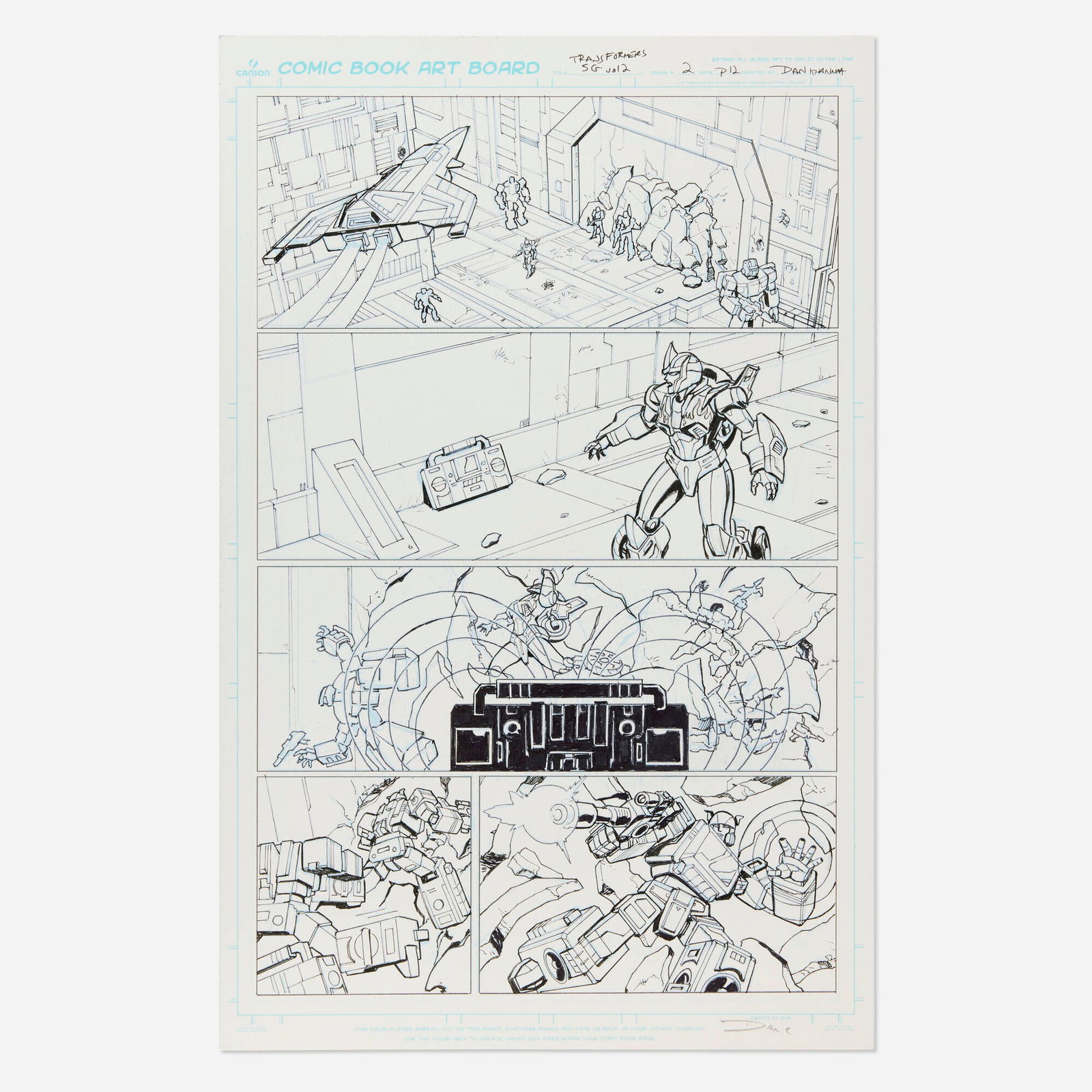 Dan Khanna, Transformers: Shattered Glass II #2 Story Page 12 Original Art (I.D.W., 2022) (1 of 1)