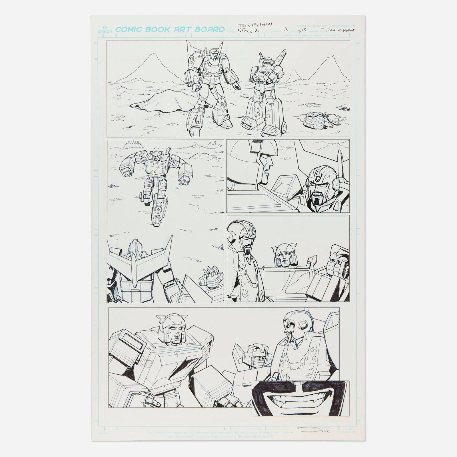 Dan Khanna, Transformers: Shattered Glass II #2 Story Page 13 Original Art (I.D.W., 2022) (1 of 1)