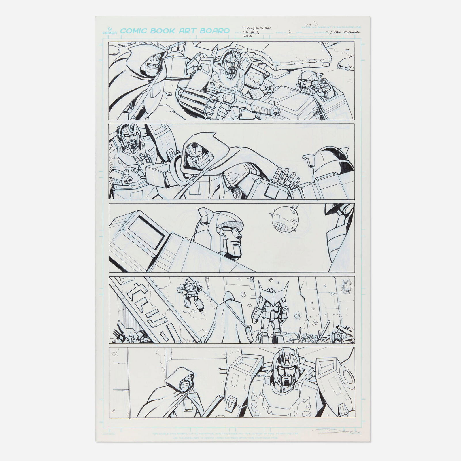 Dan Khanna, Transformers: Shattered Glass II #2 Story Page 3 Original Art (I.D.W., 2022) (1 of 1)