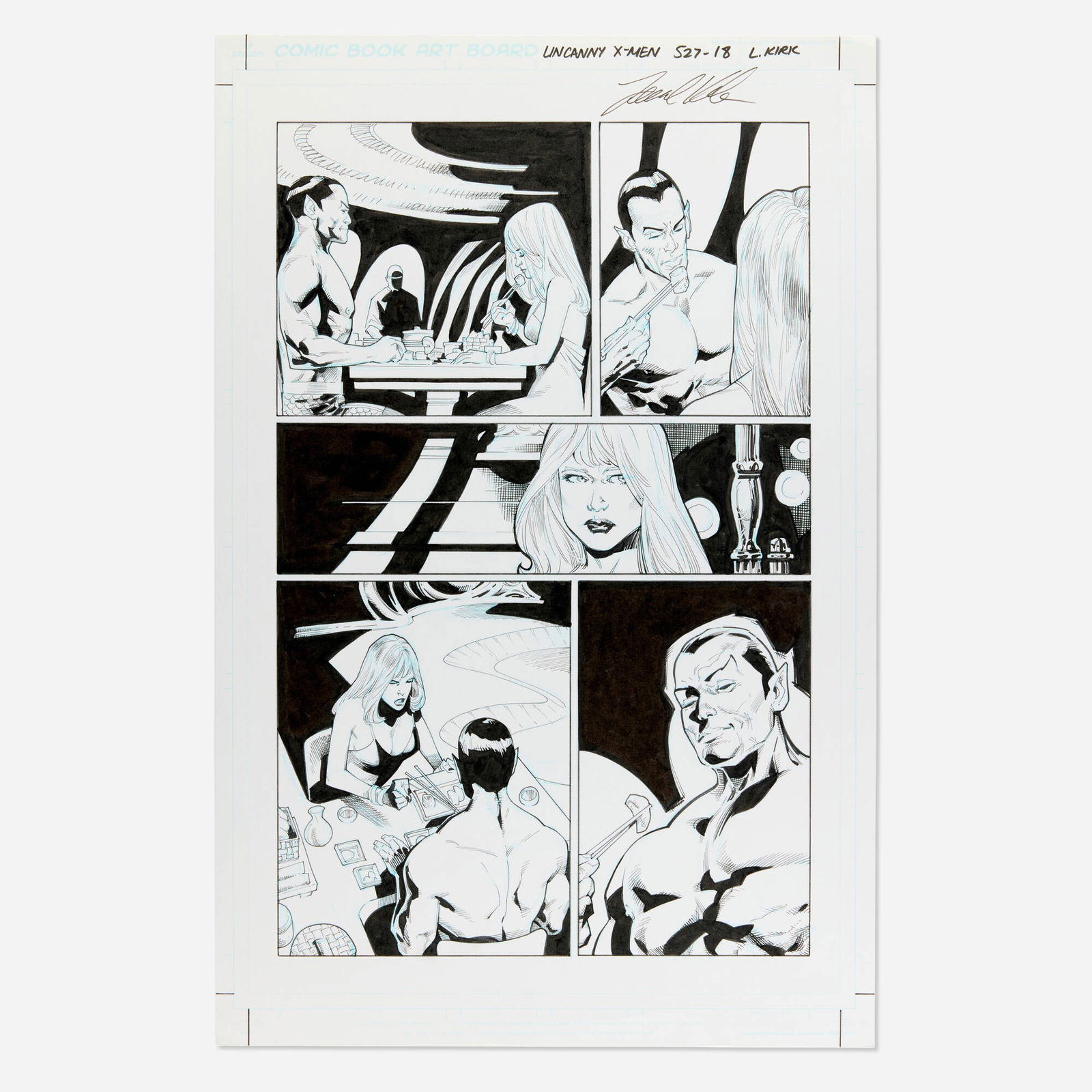 Leonard Kirk, Uncanny X-Men #527 Story Page 18 Original Art (Marvel Comics, 2010) (1 of 1)