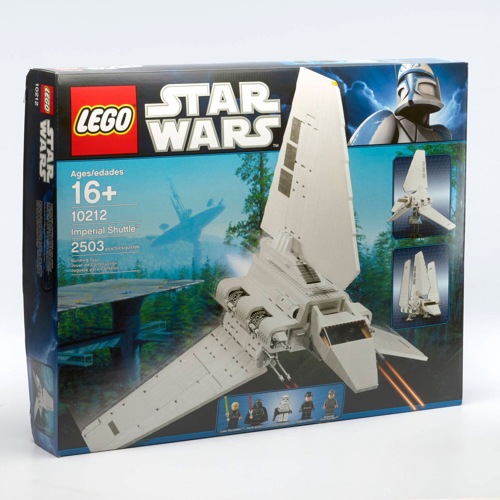 2010 LEGO Star Wars Imperial Shuttle 10212 Factory Sealed: 2010 LEGO Star Wars Imperial Shuttle 10212 Factory Sealed USA, 2010 Set contains 2,503 pieces and the following mini-figures: Luke Skywalker, Darth Vader, Stormtrooper, Imperial Pilot and Imperial Com