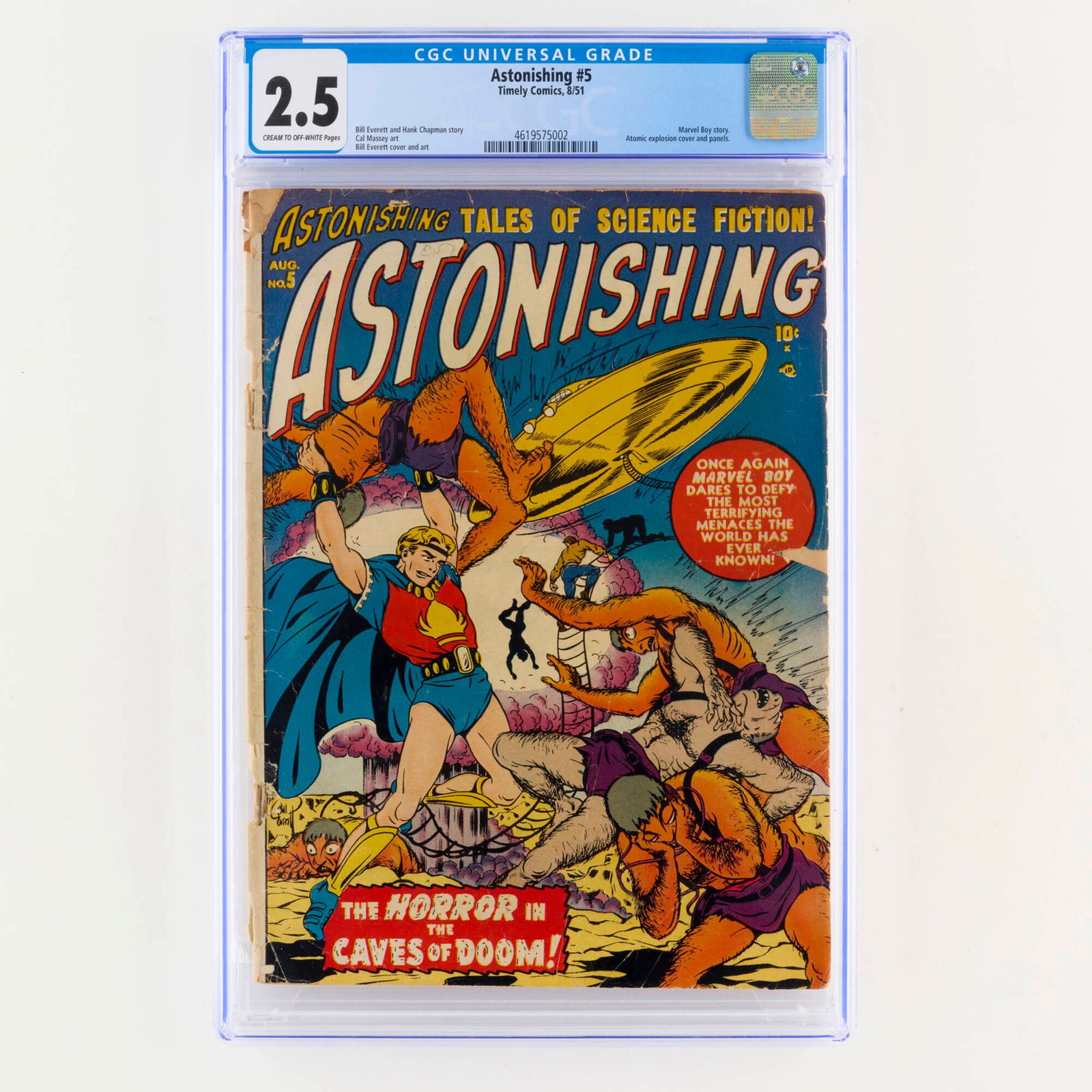 Timely Comics Astonishing #5 CGC 2.5 (1 of 2)