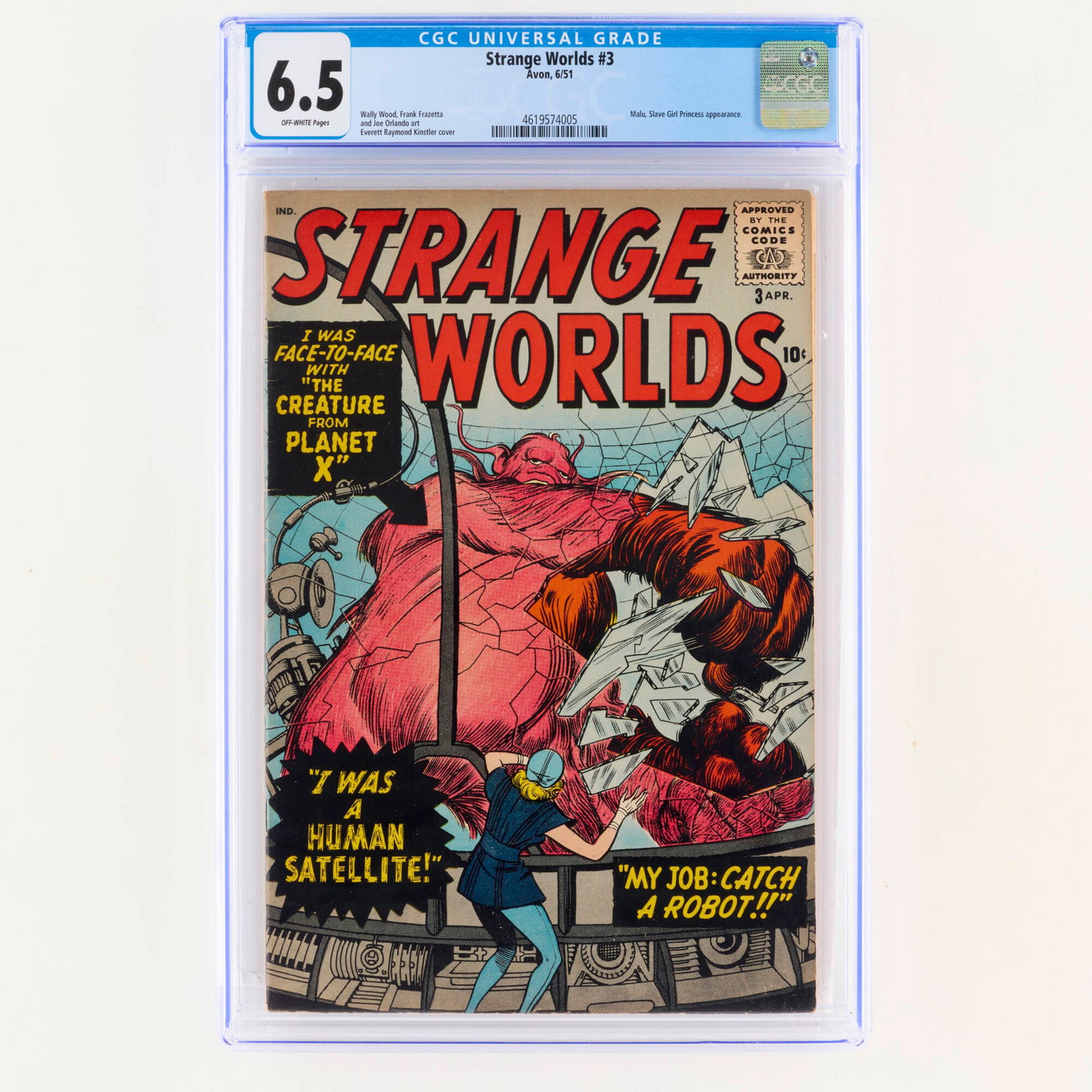 Atlas Comics Strange Worlds #3 CGC 6.5 (1 of 2)
