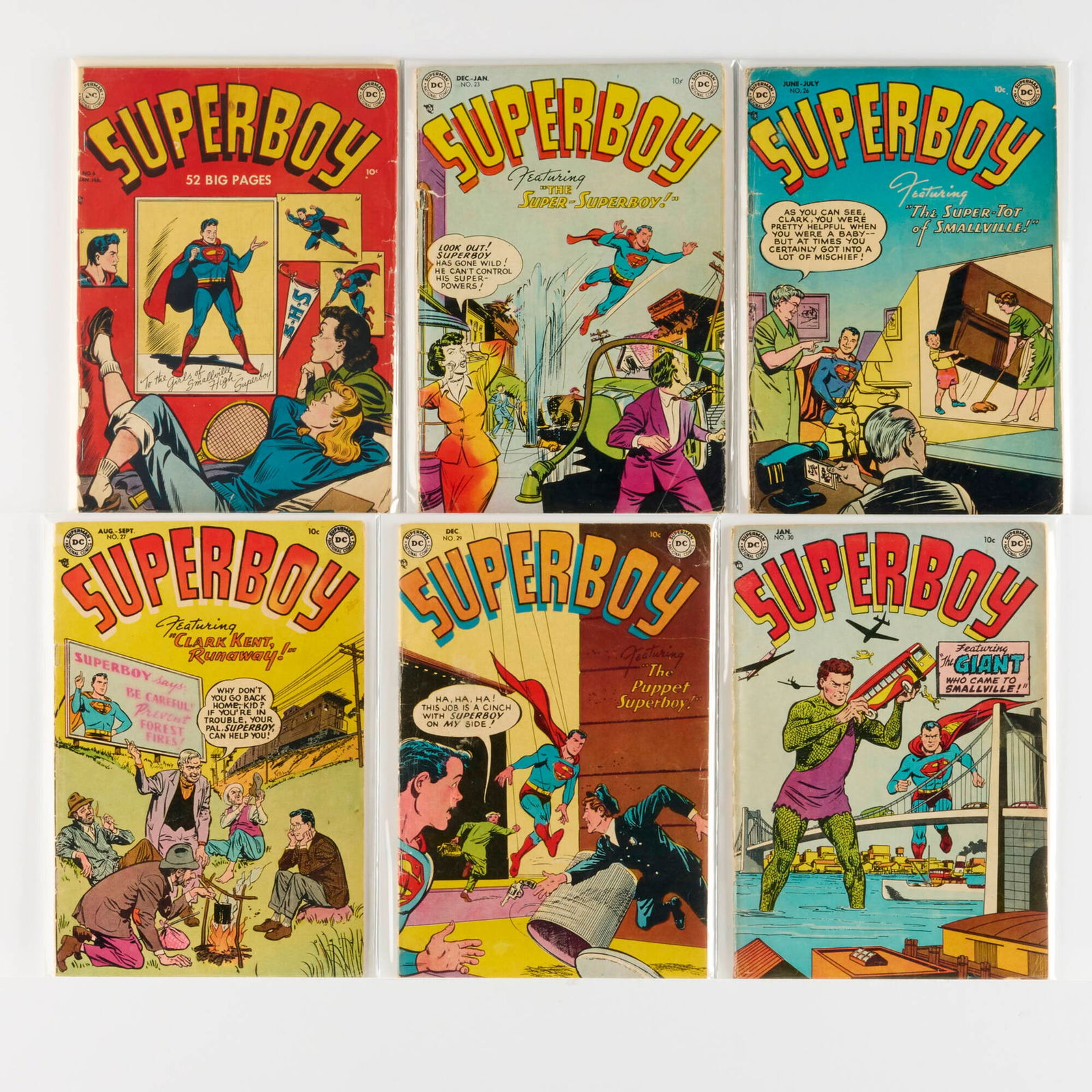 6 D.C. Comics Superboy #6-#30 Group (1 of 1)