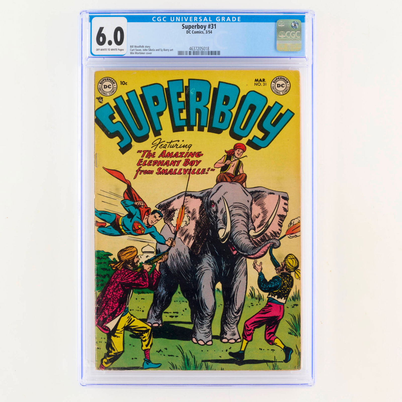 D.C. Comics Superboy #31 CGC 6.0 (1 of 2)