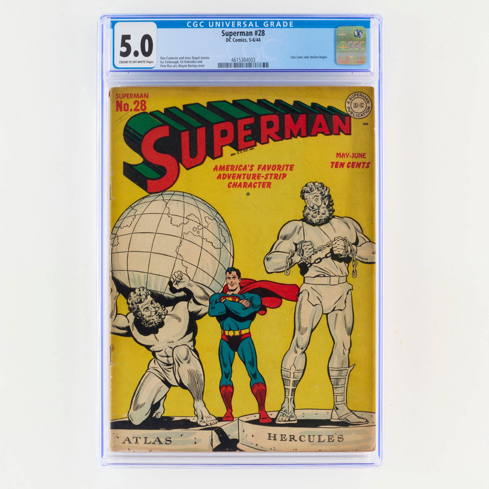 D.C. Comics Superman #28 CGC 5.0 (1 of 2)