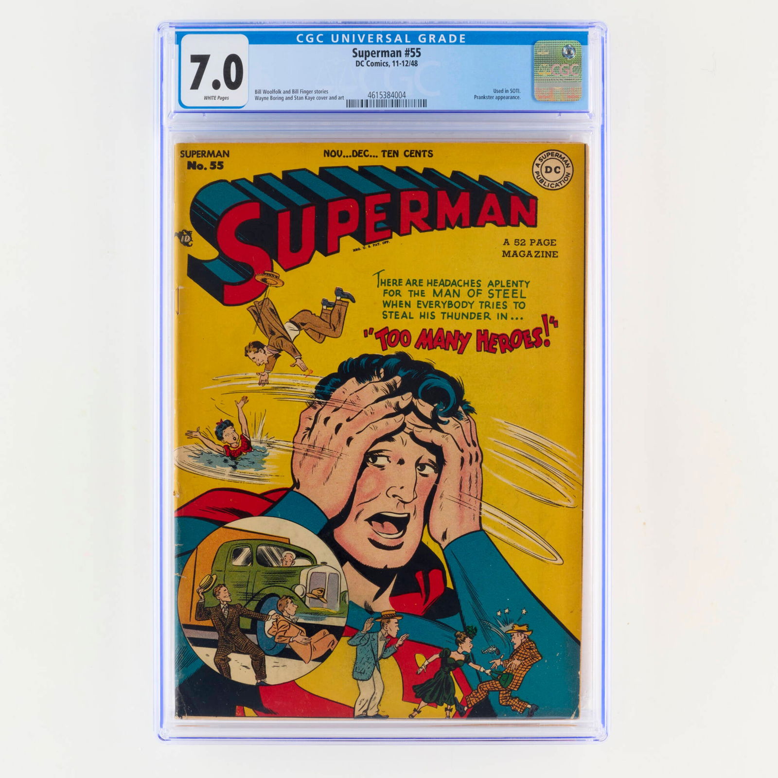 D.C. Comics Superman #55 CGC 7.0 (1 of 2)