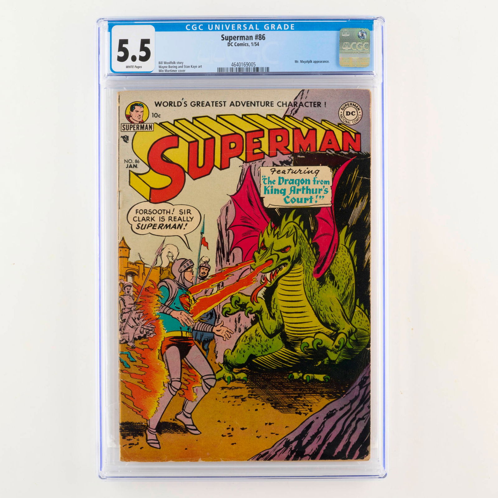 D.C. Comics Superman #86 CGC 5.5 (1 of 2)