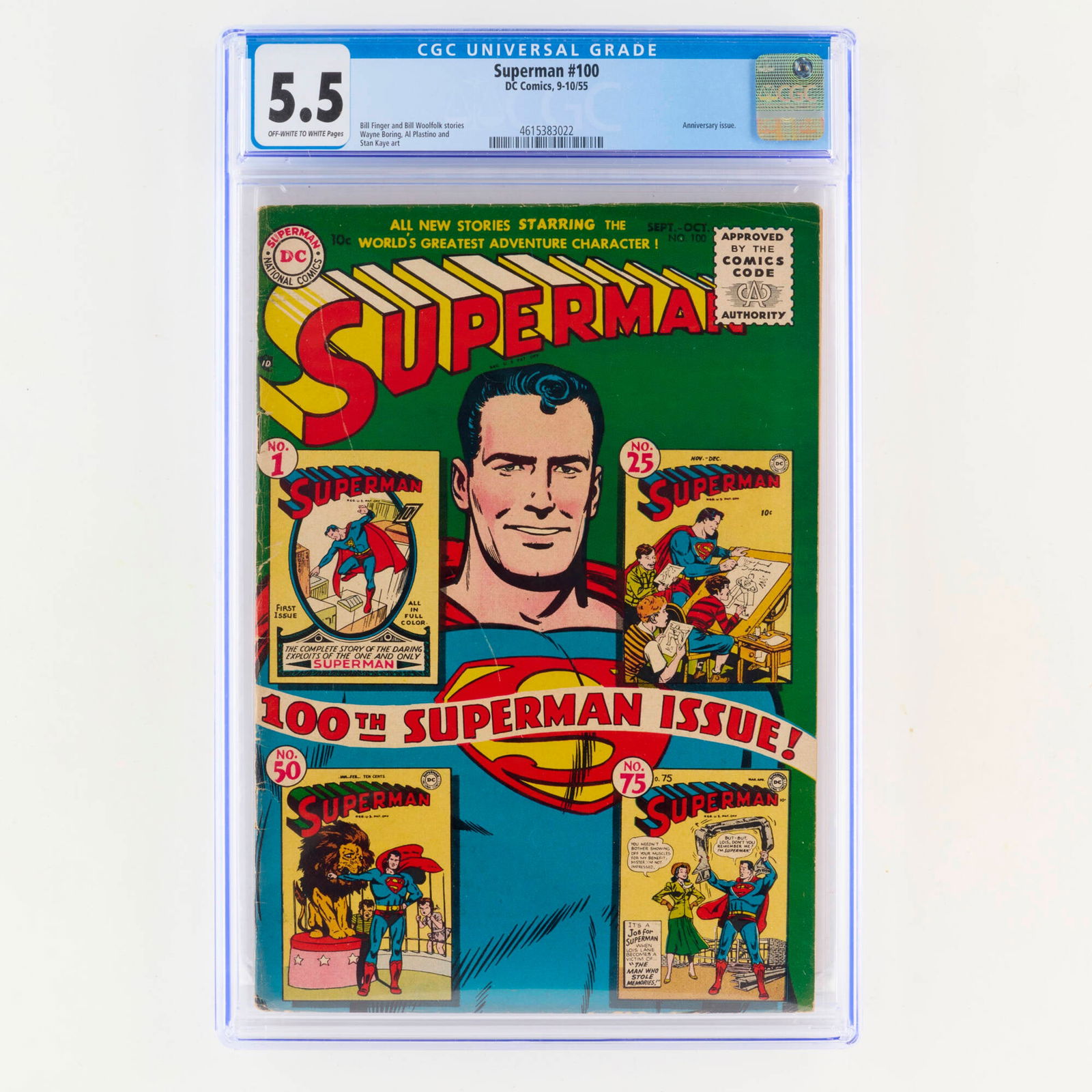 D.C. Comics Superman #100 CGC 5.5 (1 of 2)