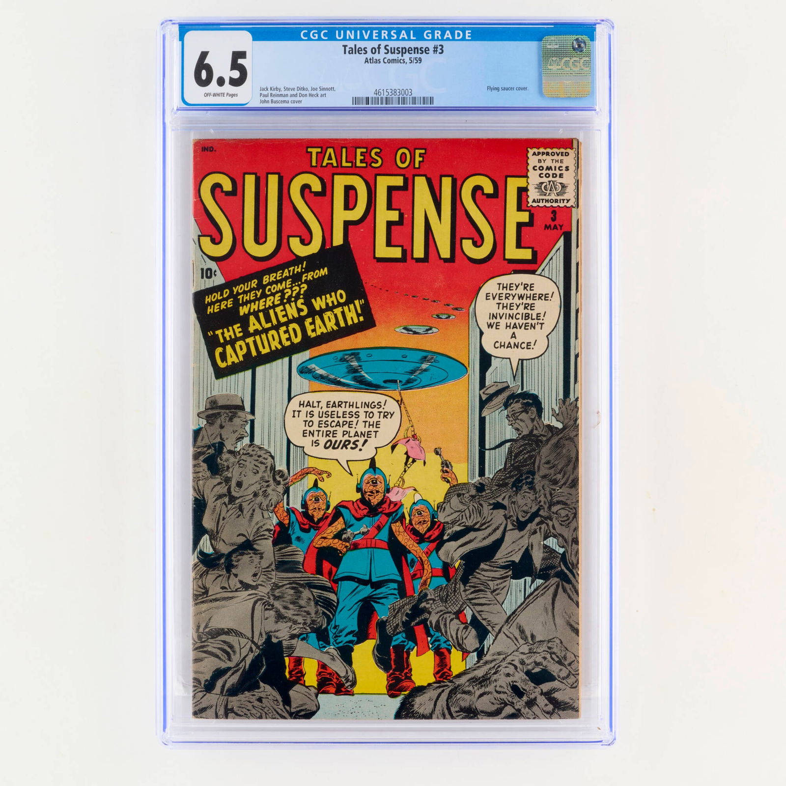 Atlas Comics Tales of Suspense #3 CGC 6.5 (1 of 2)