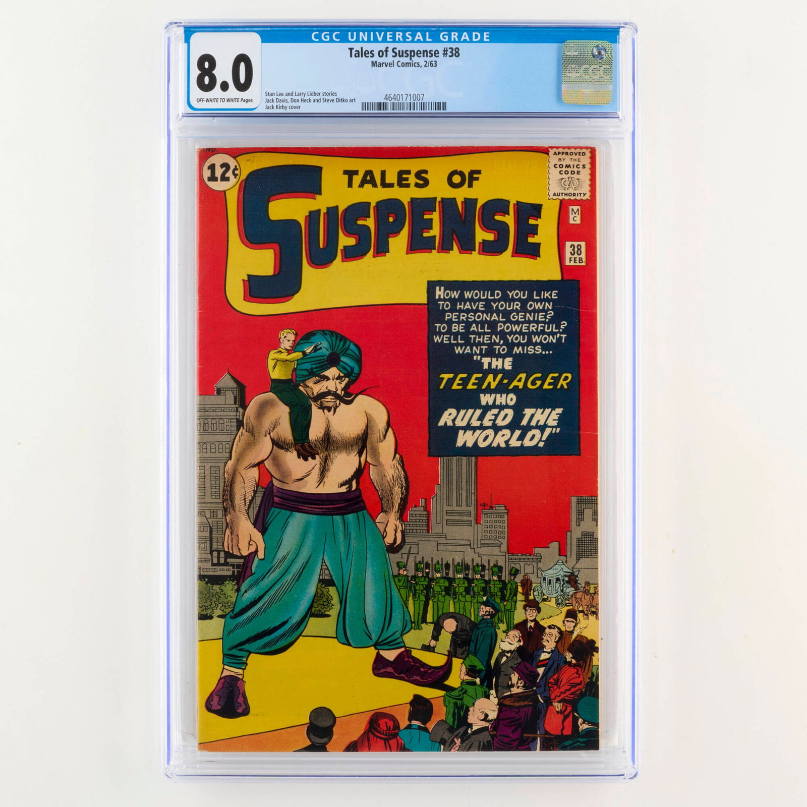 Marvel Comics Tales of Suspense #38 CGC 8.0 (1 of 2)