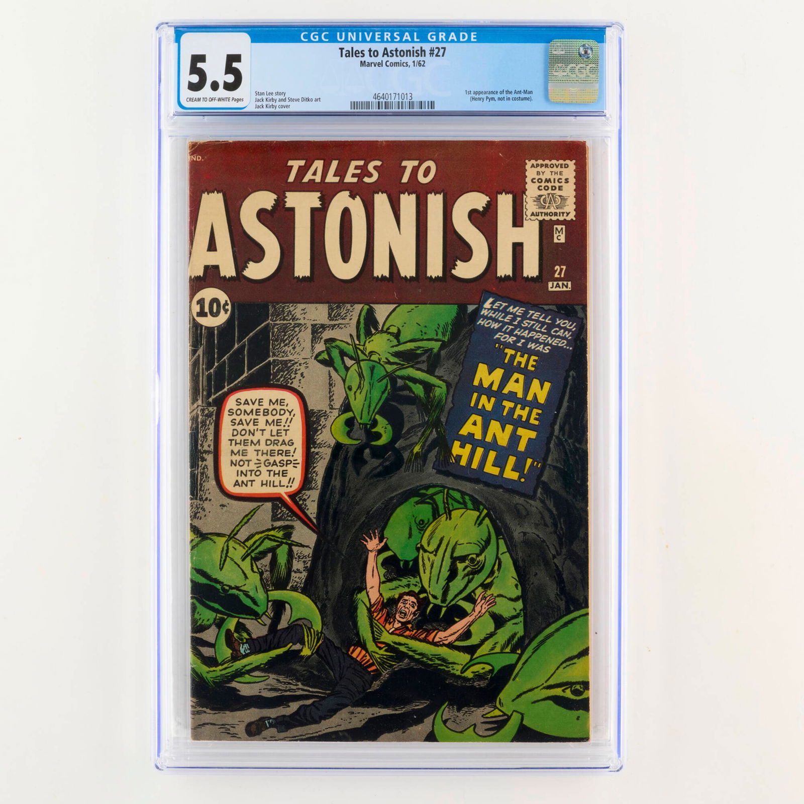 Marvel Comics Tales to Astonish #27 CGC 5.5 (1 of 2)